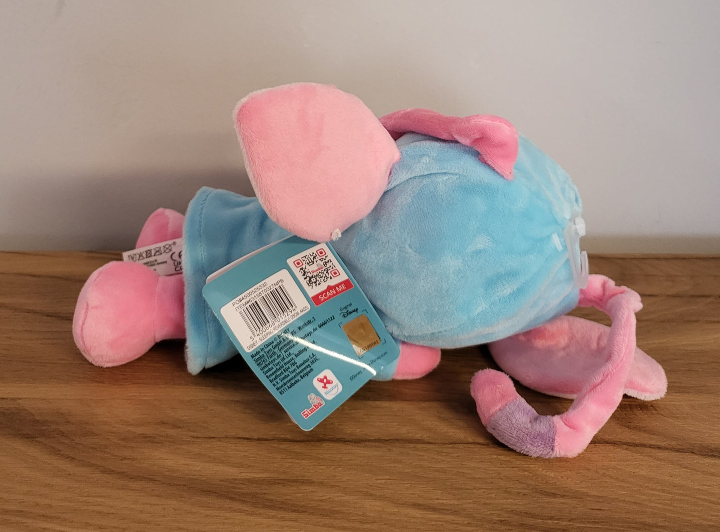 Disney Doppelseitiger Plüsch Spielzeug im Strampler wendbar Stitch / Aristicats / Angel / Minnie Maus schlafend/ wach NEU