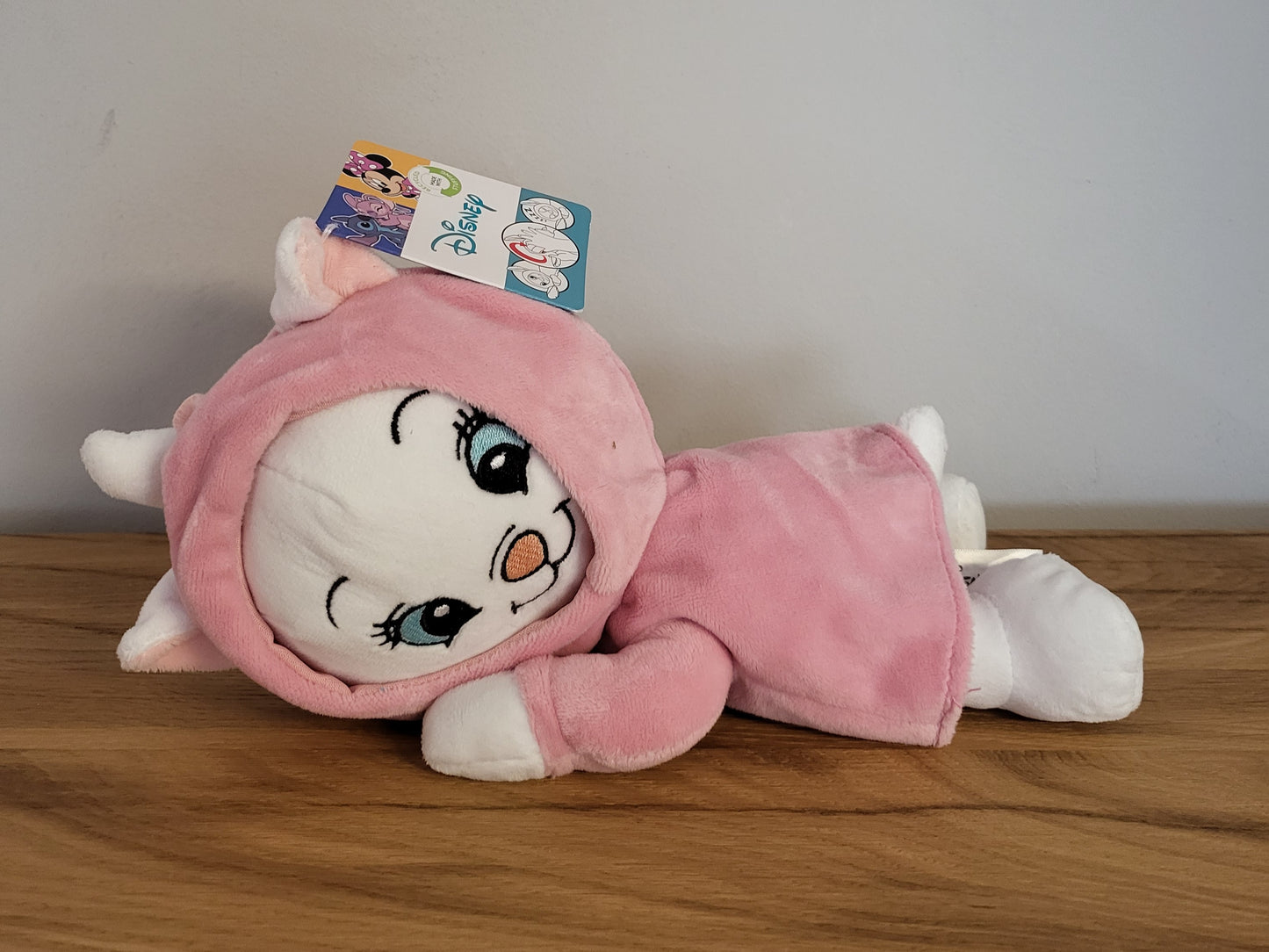 Disney Doppelseitiger Plüsch Spielzeug im Strampler wendbar Stitch / Aristicats / Angel / Minnie Maus schlafend/ wach NEU