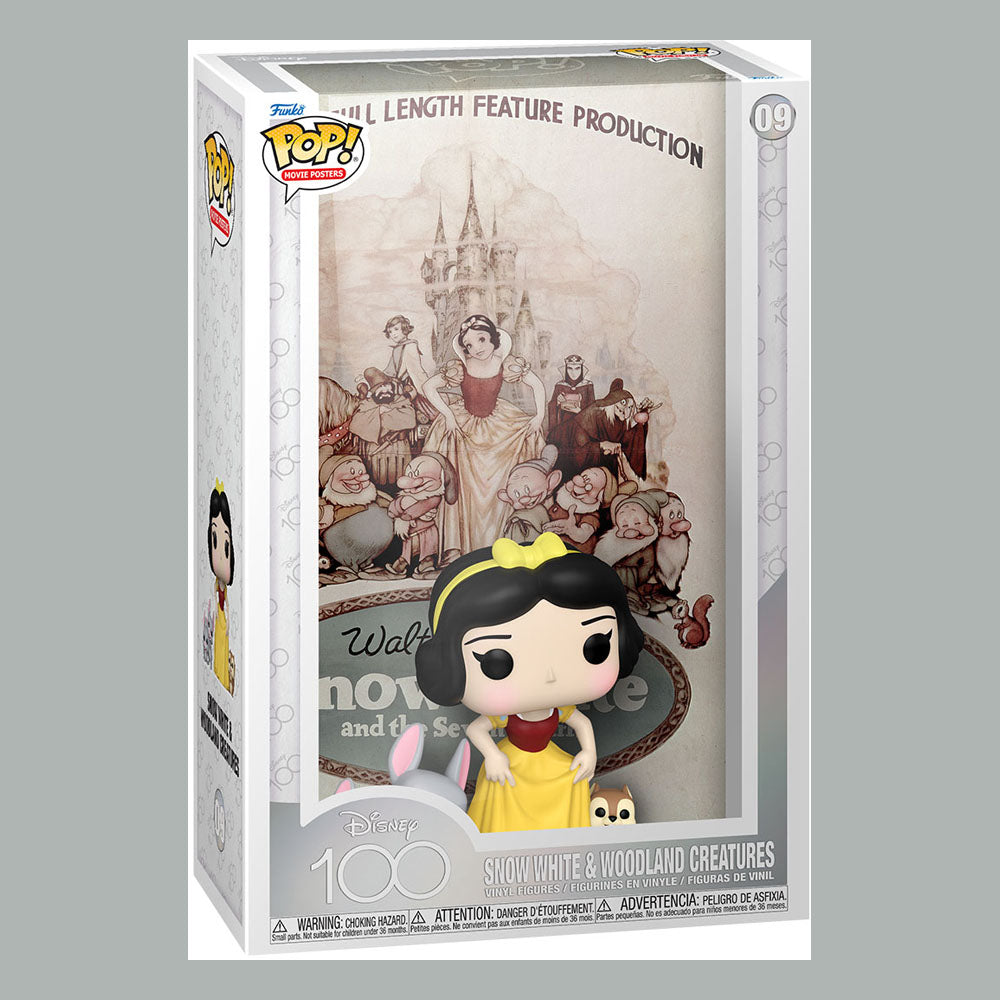 Disney 100 Jahre/ 100th Anniversary POP Vinyl Figur Movie Posters Schneewittchen HARTCASE #09 NEU