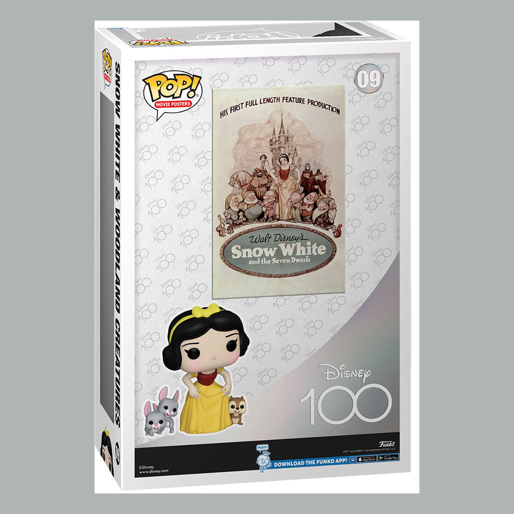 Disney 100 Jahre/ 100th Anniversary POP Vinyl Figur Movie Posters Schneewittchen HARTCASE #09 NEU