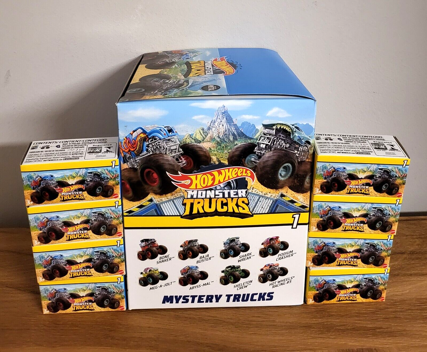 Hot Wheels Monster Trucks Sammelfiguren Cars Autos Mini Truck im Blindpack