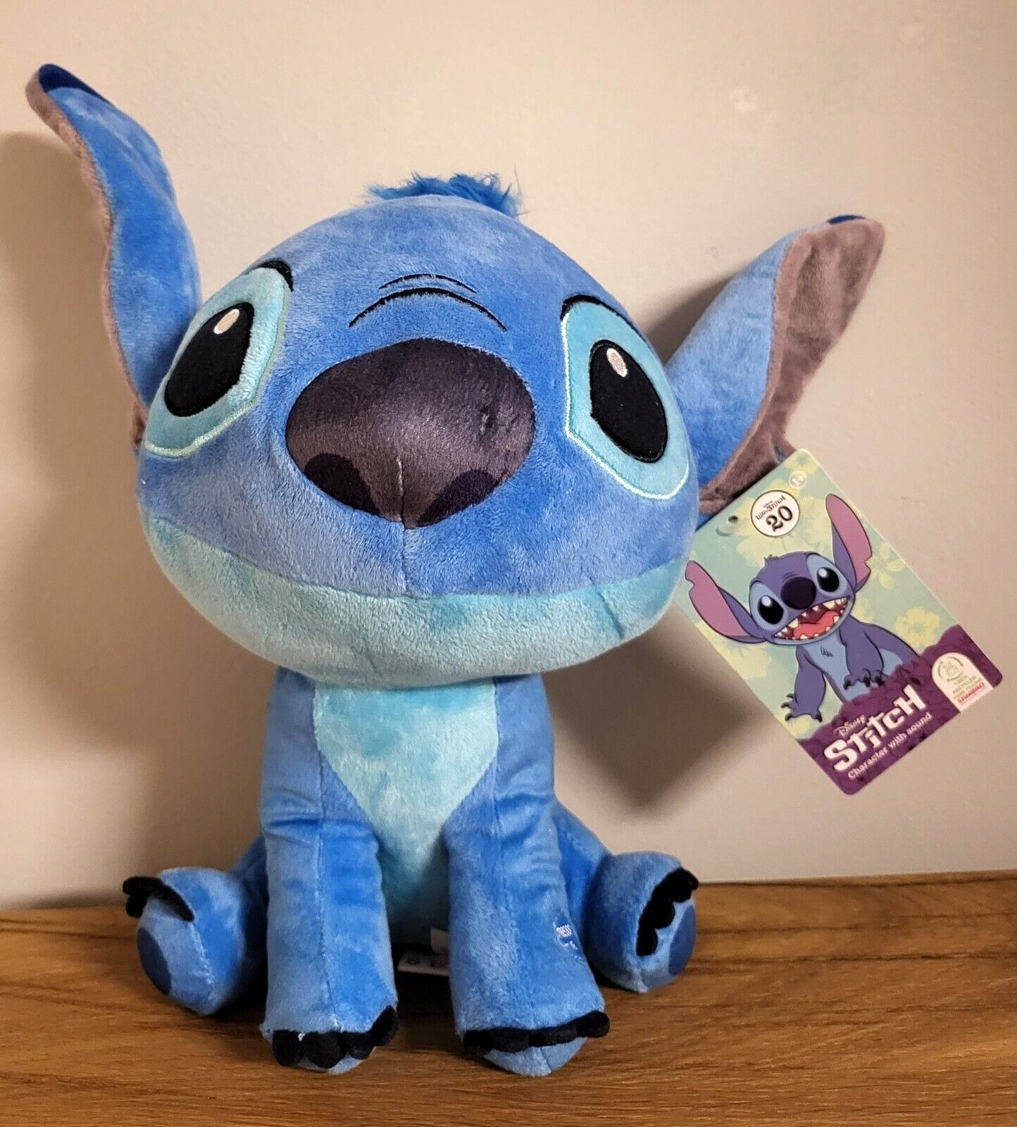 Disney Plüschtier Stofftier Lilo & Stitch Kuscheltier Stitch ca. 30cm mit SOUND/TON NEU