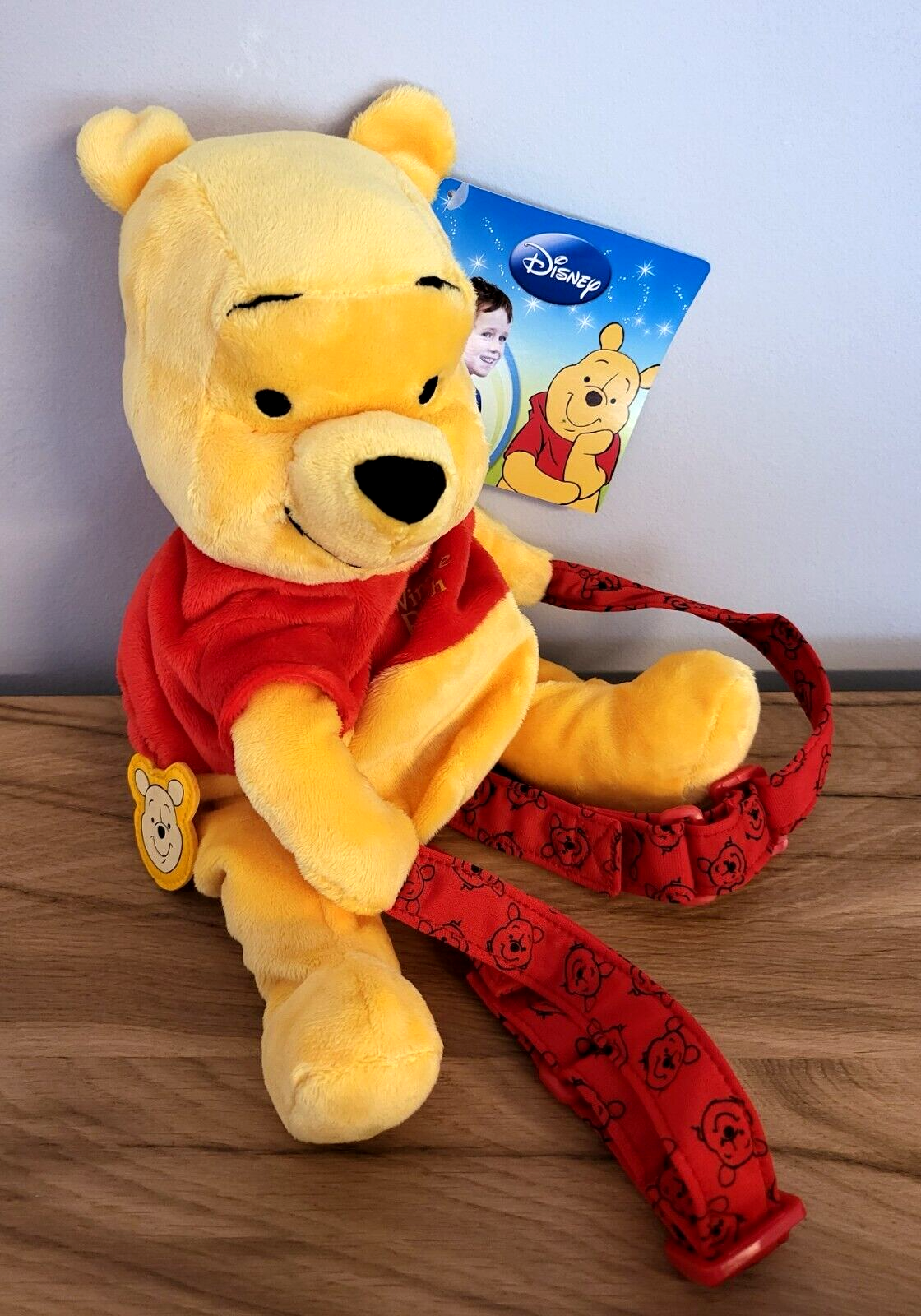 Plüschtier Winnie Puuh Pooh Disney Rucksack Spielzeug Stoff-Kuscheltier 38cm NEU