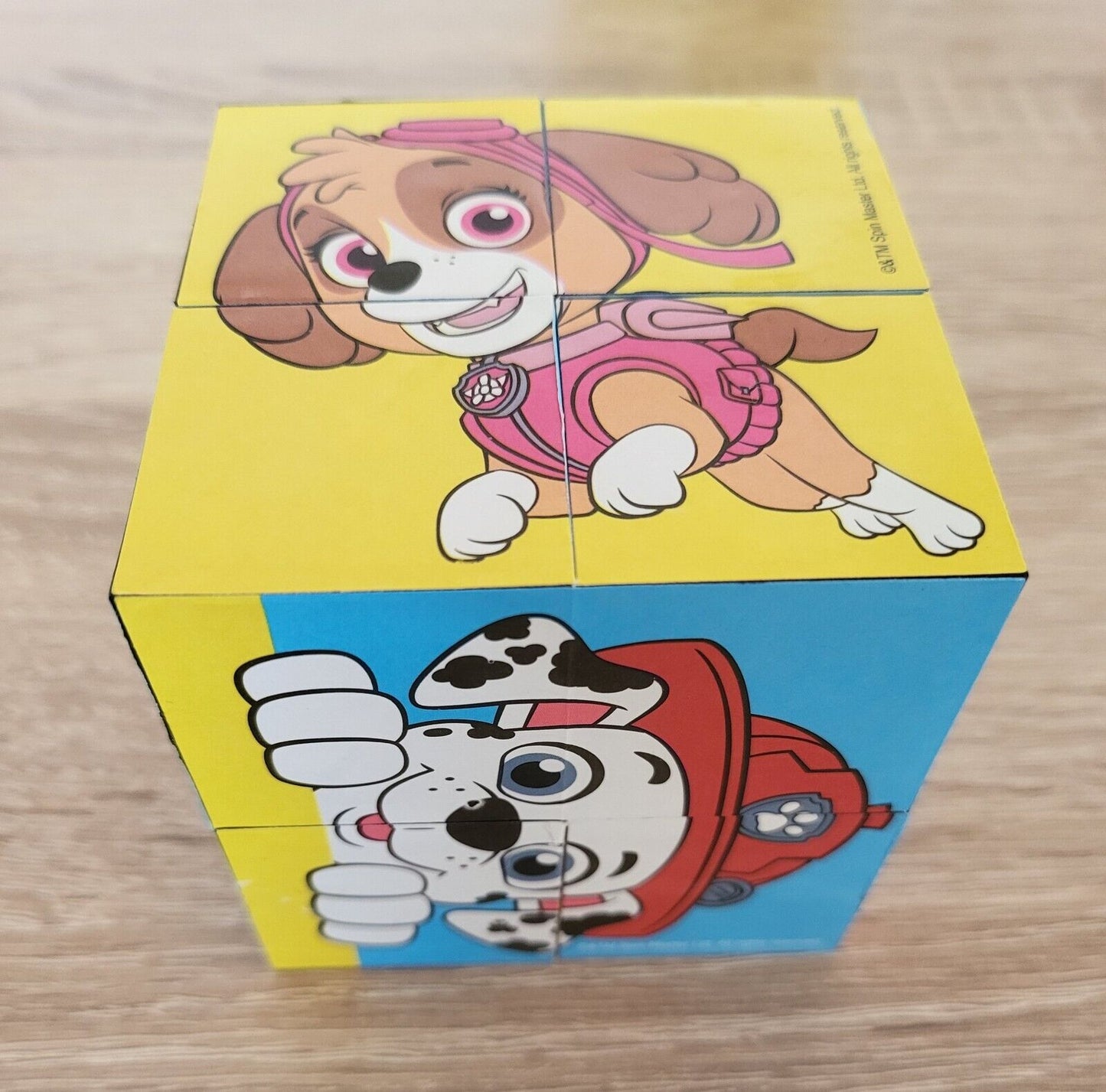 Nickelodeon Paw Patrol Würfelpuzzle 4Teile Fitget Block Puzzle Spielzeug NEU&OVP