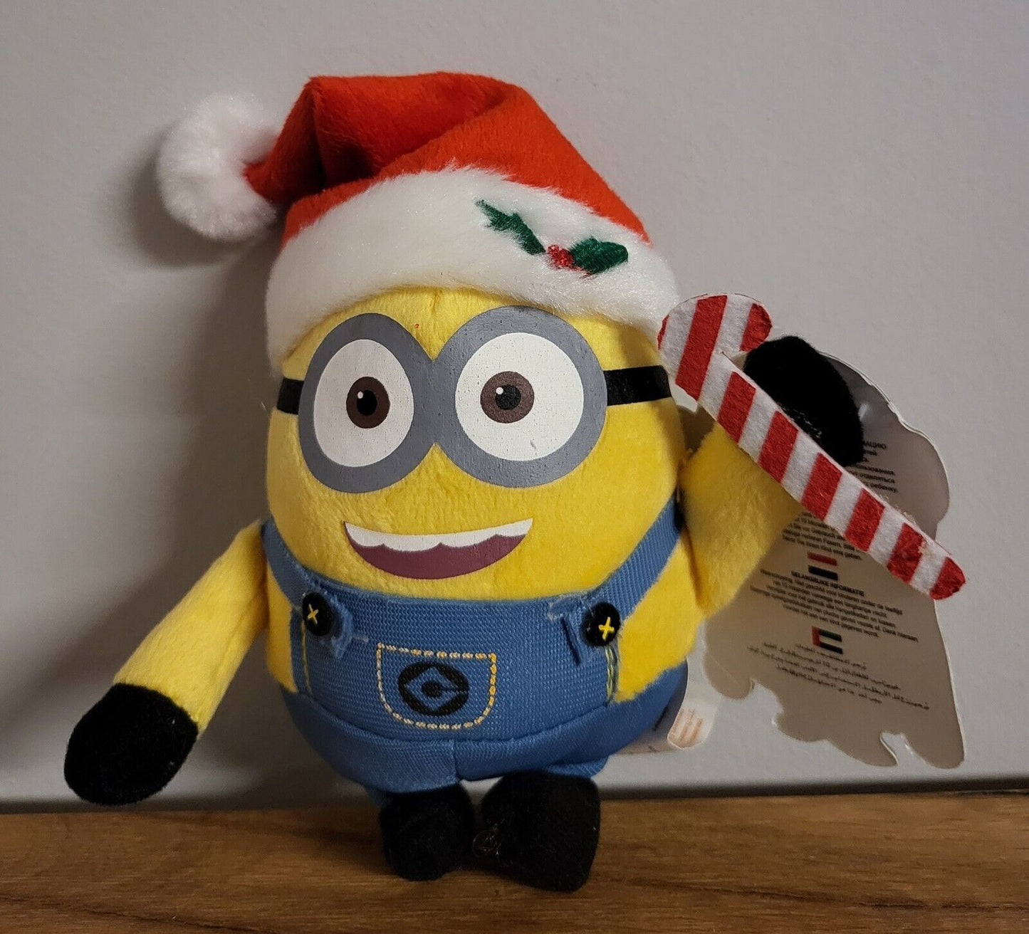 Minions Weihnachtsminion X-Mas 3fach sortiert Kevin/ Stuart /Otto Plüsch Bag Clip Schlüsselanhänger 13cm