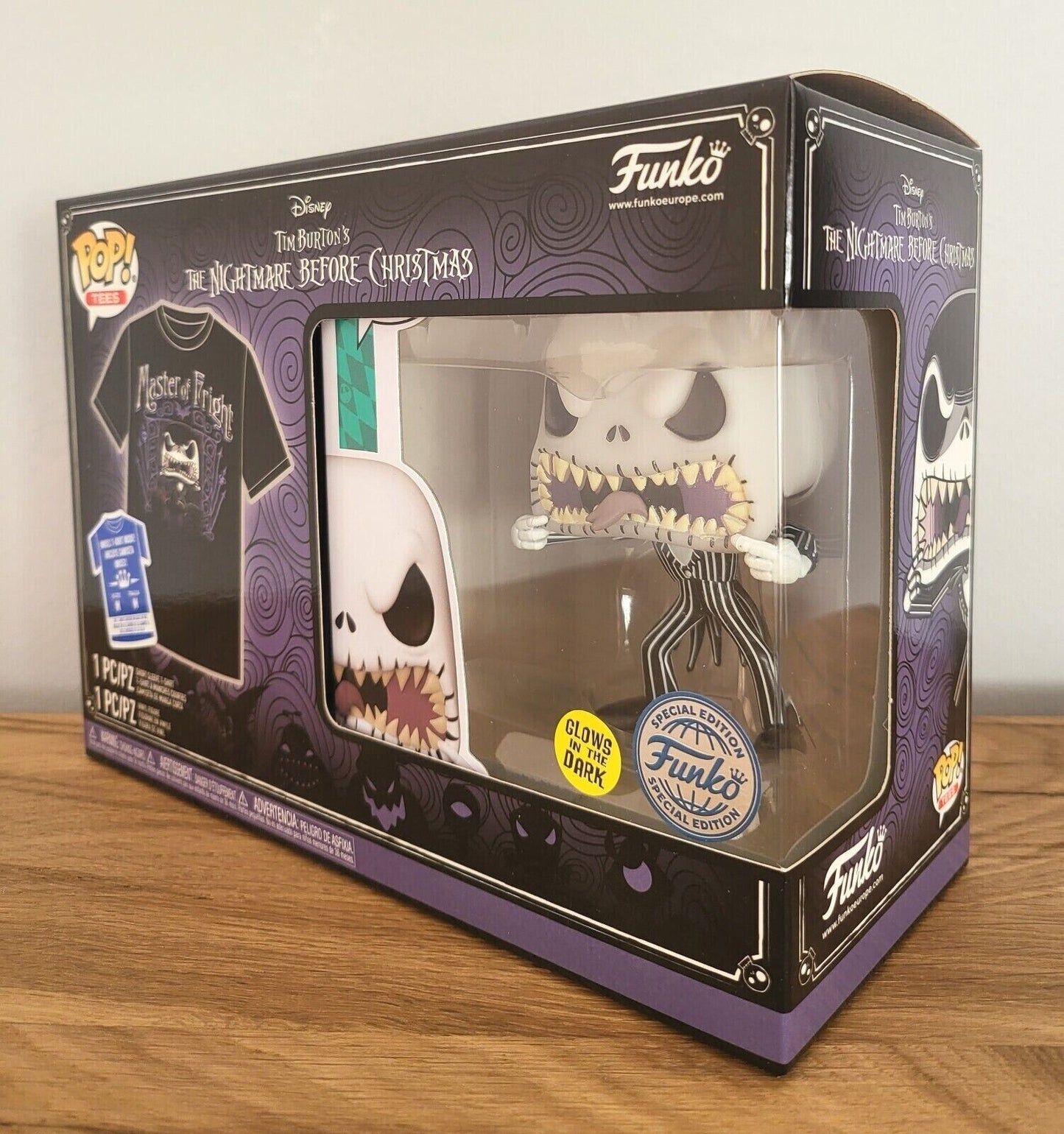 Nightmare Before Christmas POP! Vinyl Figur T-Shirt Set Jack Skellington sortiert NEU & OVP
