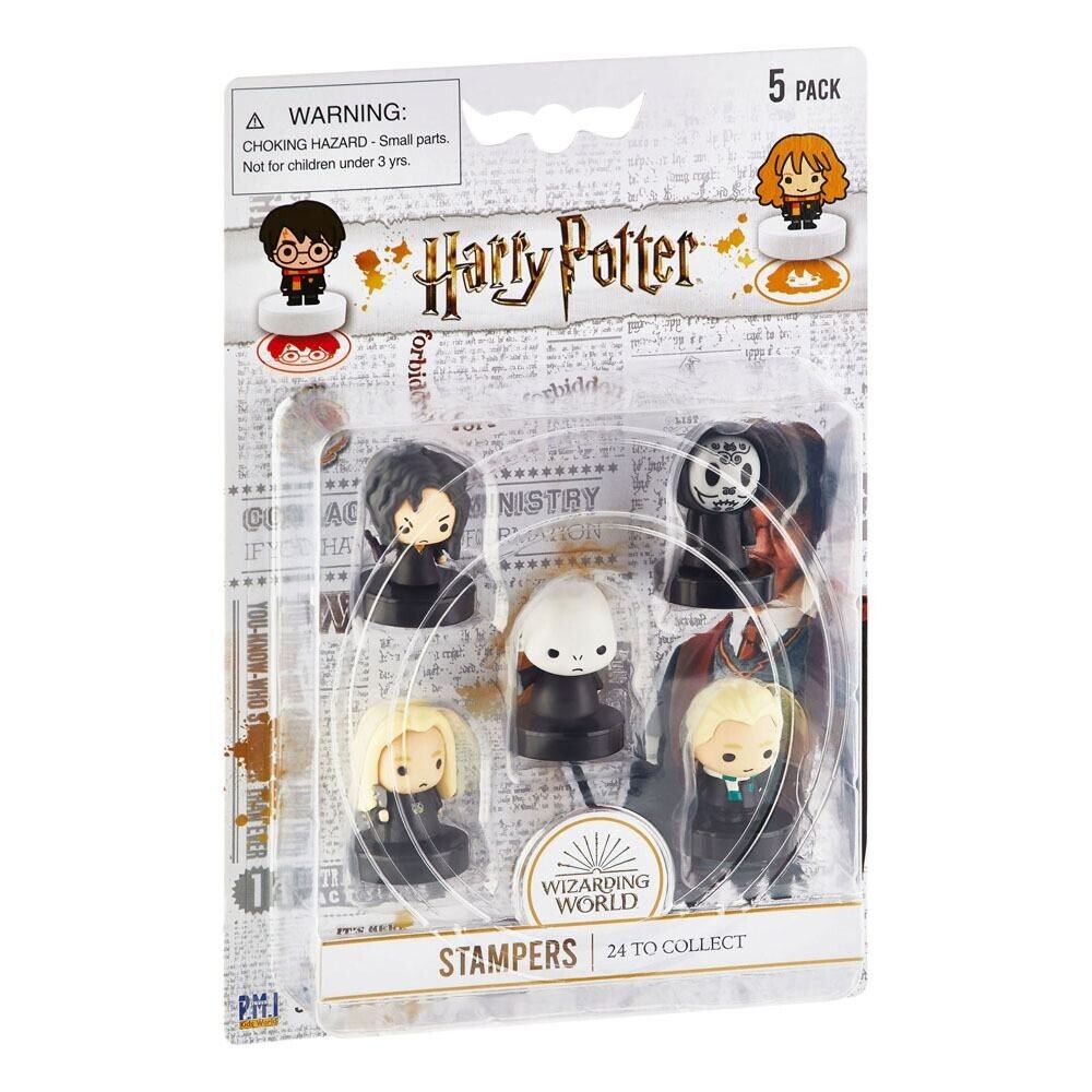Harry Potter Stempel 5er-Pack Wizarding World Voldemort Geschenk 4 cm