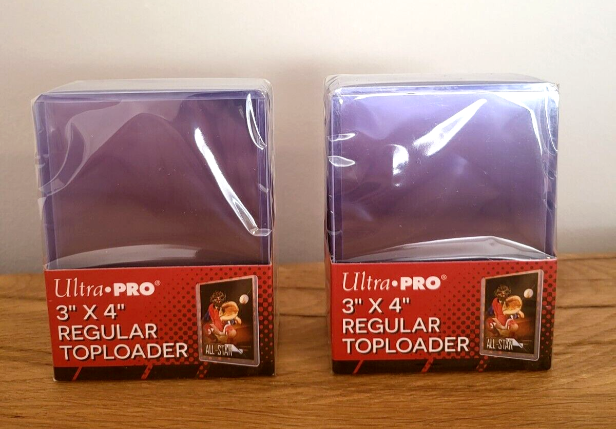 Ultra Pro Regular Toploader 3x4 Kartenhüllen TCG 50 Stück für Pokemon, Magic NEU