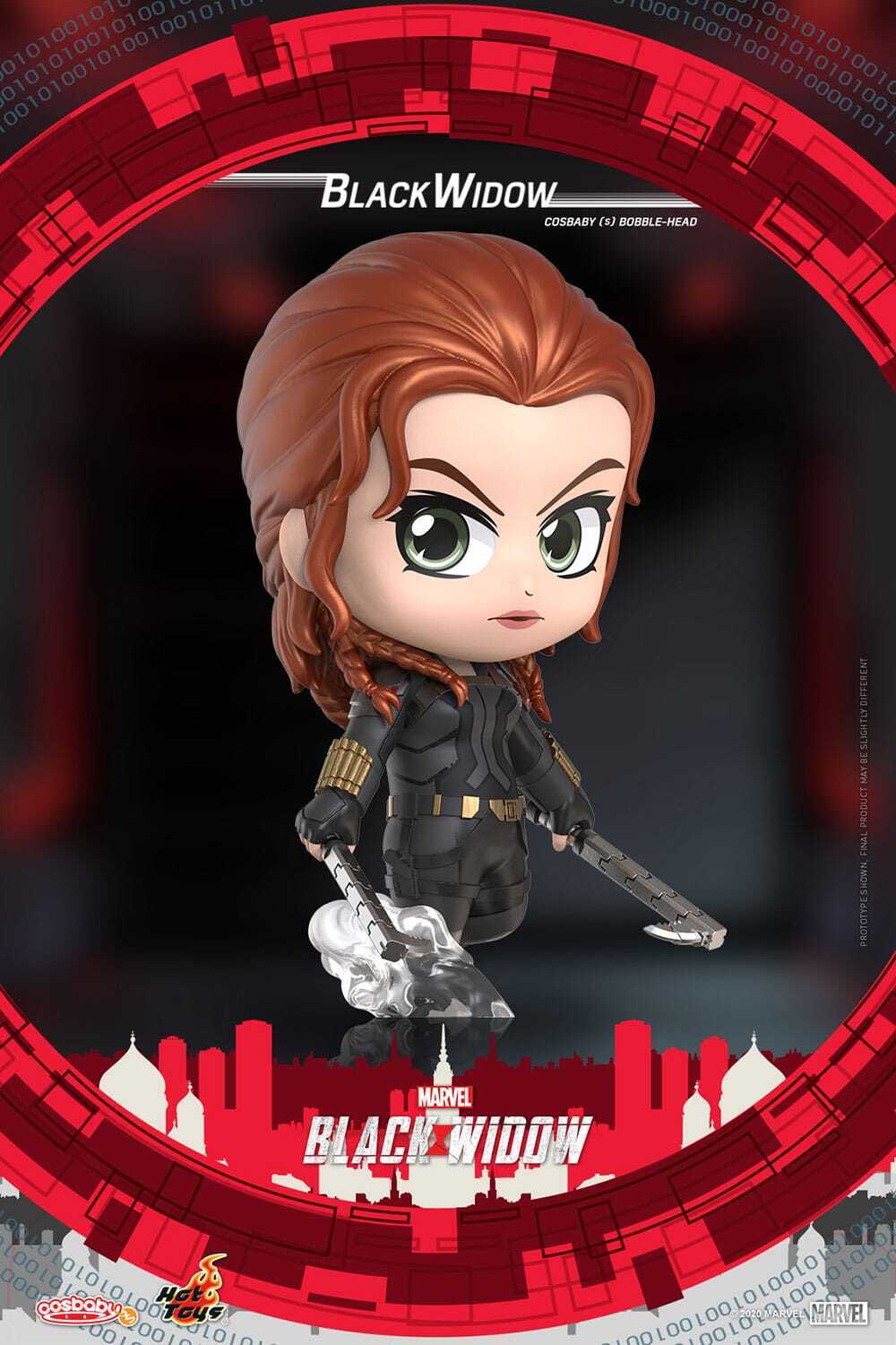 Black Widow Figur Cosbaby Minifigur Black Widow / Taskmaster ca. 10 cm