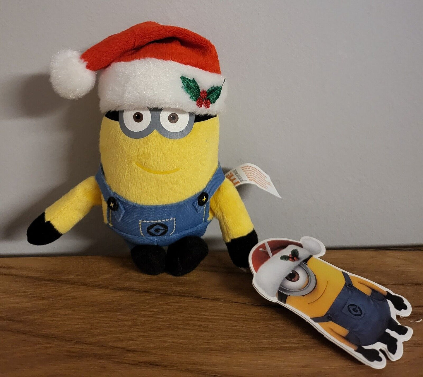 Minions Weihnachtsminion X-Mas 3fach sortiert Kevin/ Stuart /Otto Plüsch Bag Clip Schlüsselanhänger 13cm
