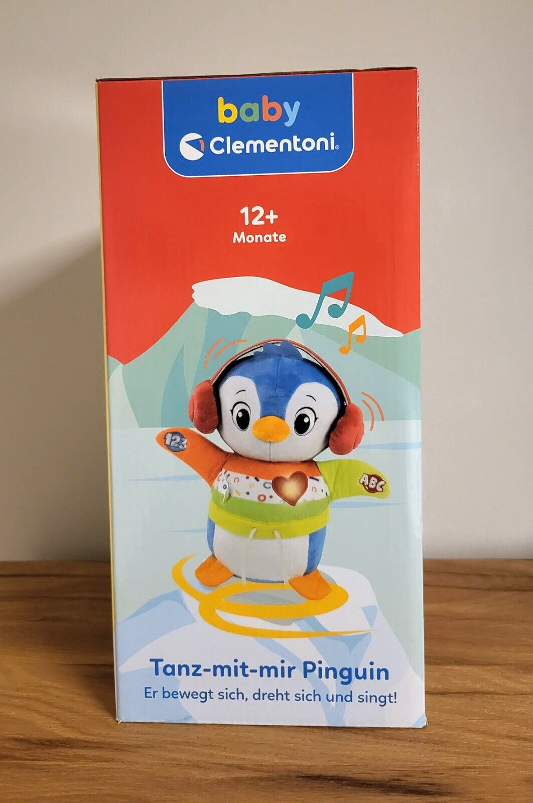 Clementoni Baby Tanz mit mir Pinguin Interaktives Lernspielzeug Musik Kinder Kleinkind NEU