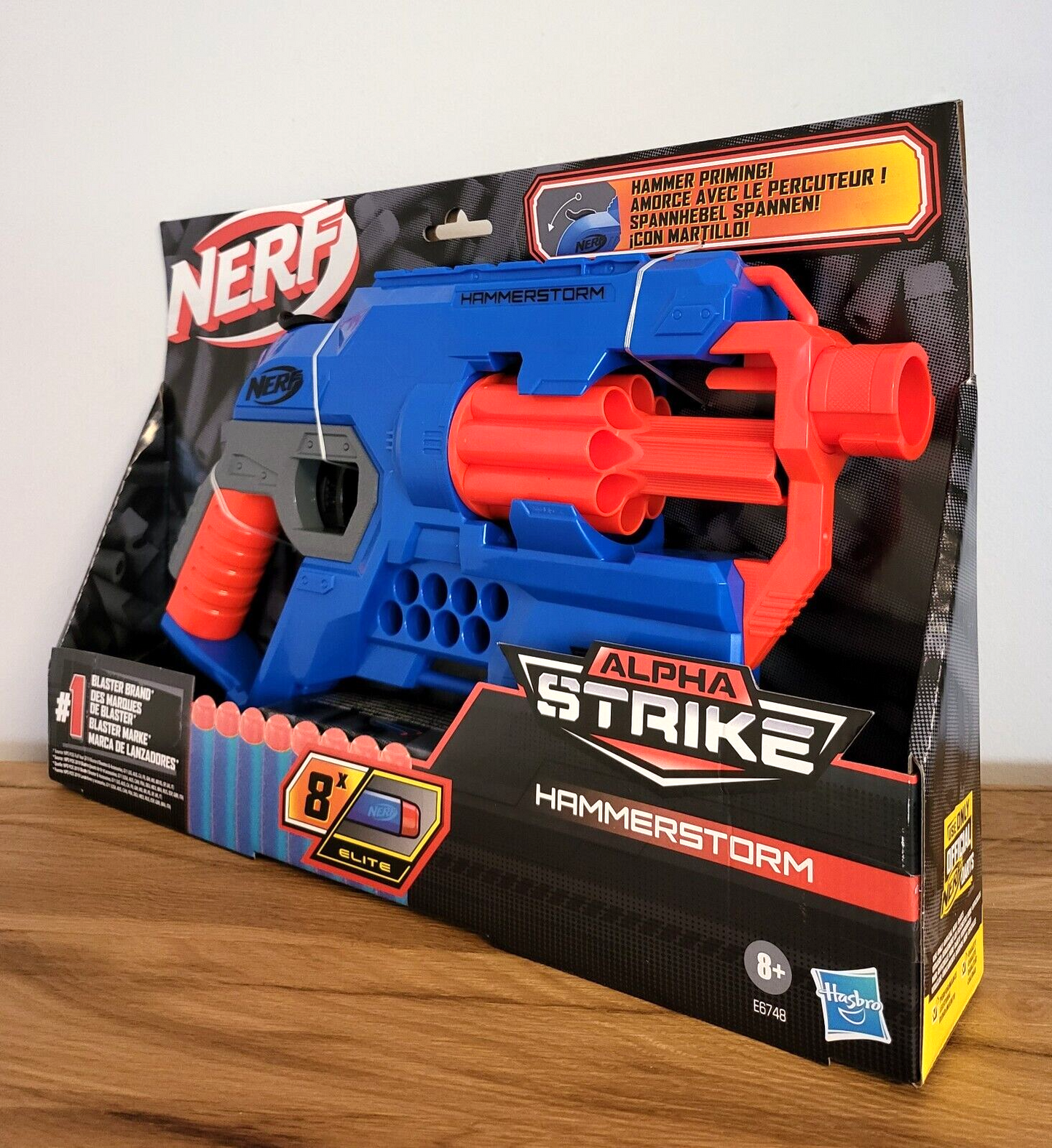 Nerf Dart Blaster Alpha Strike Hasbro Kinder Spielzeug Hammerstorm ca. 37cm