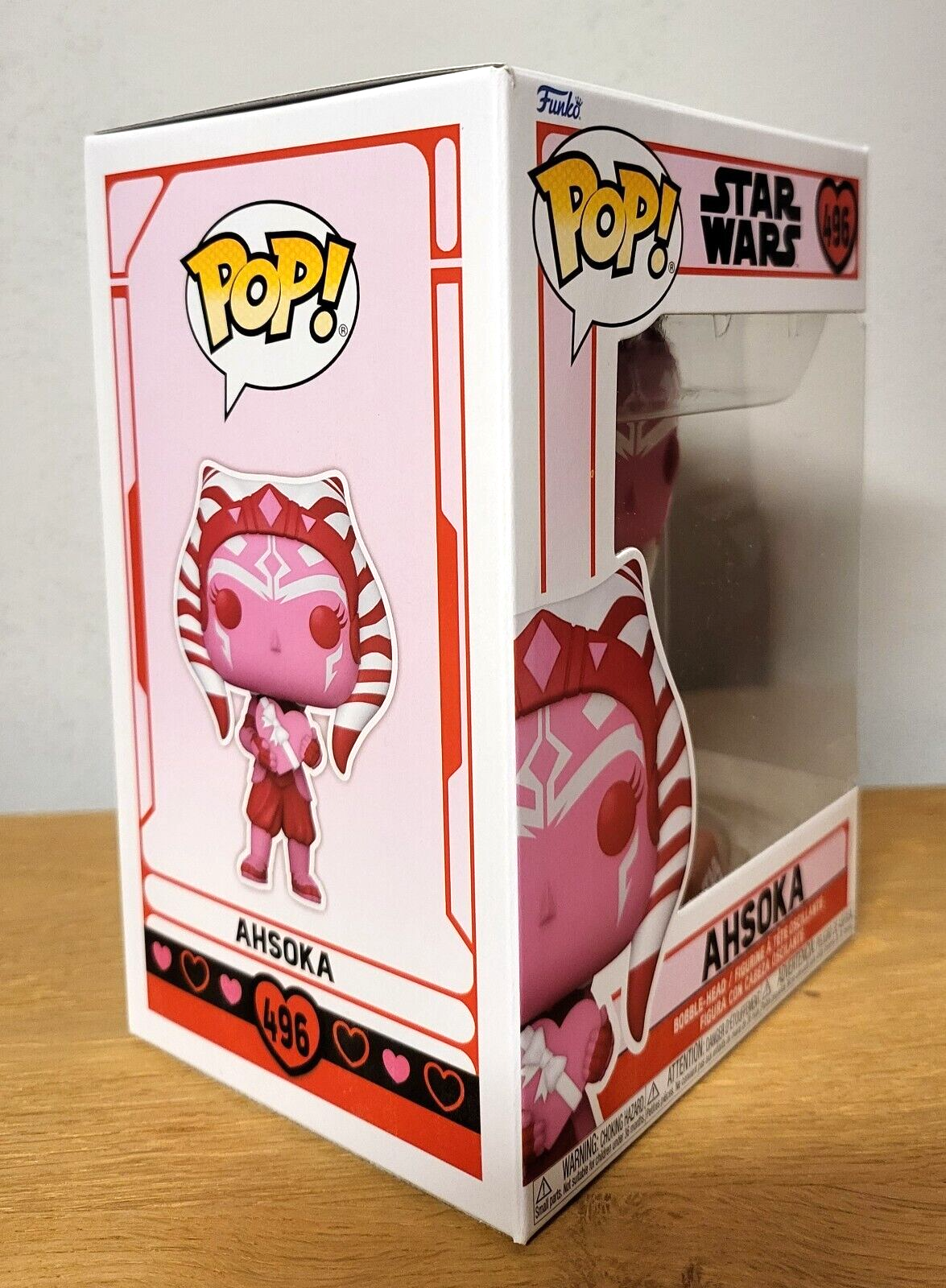 POP! Star Wars Vinyl Figur - Valentines Ahsoka Sonderedition Funko #496 NEU &OVP