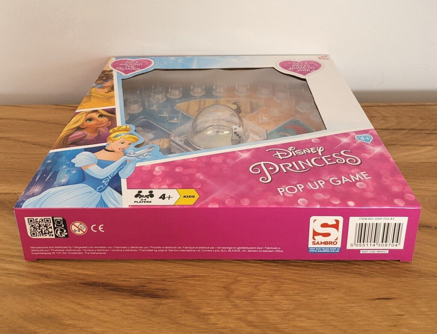 Disney Pop Up Spiel Stitch / Princess Prinzessin ab 4 Jahre Brettspiel Reise Würfel