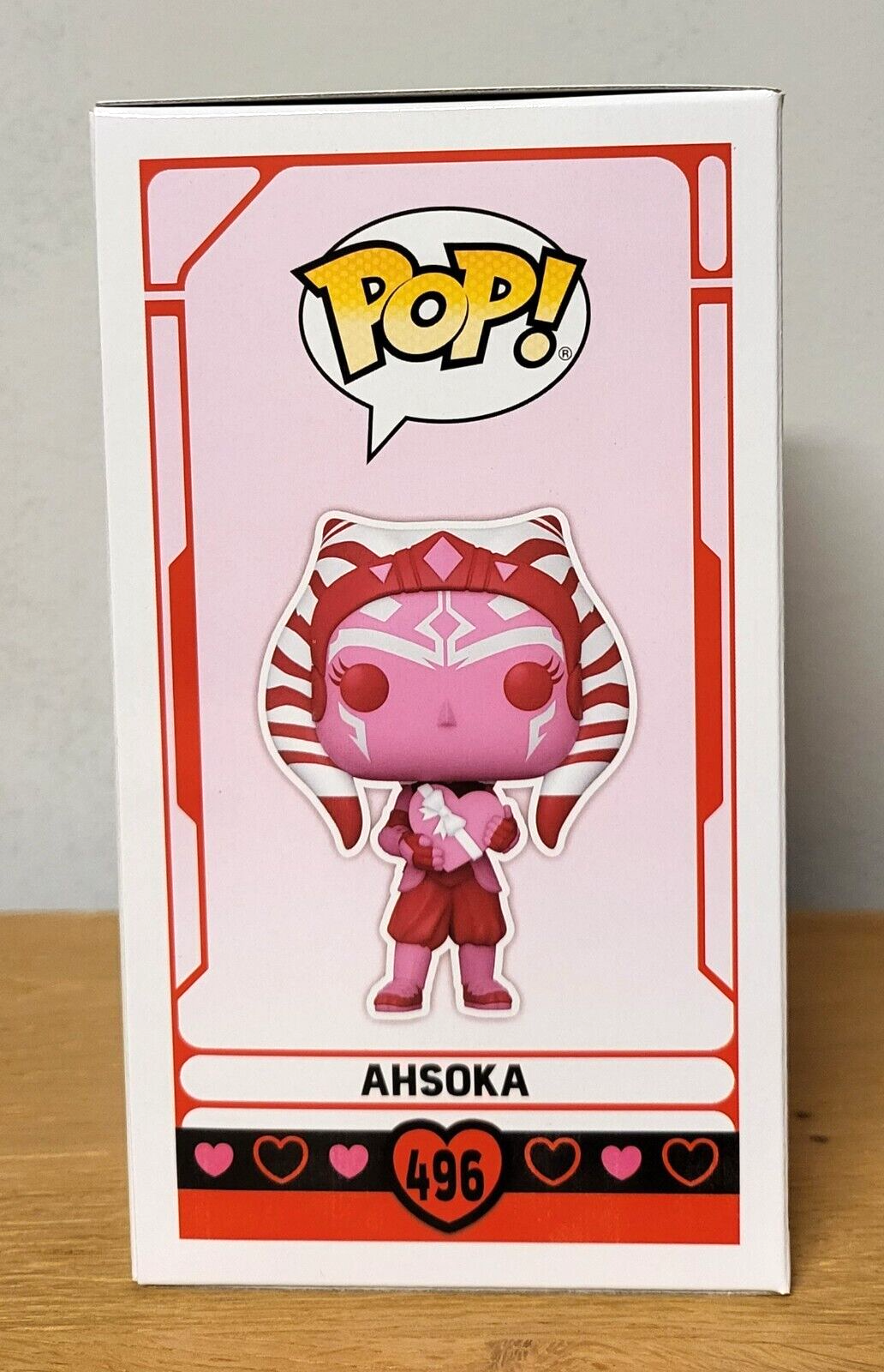 POP! Star Wars Vinyl Figur - Valentines Ahsoka Sonderedition Funko #496 NEU &OVP
