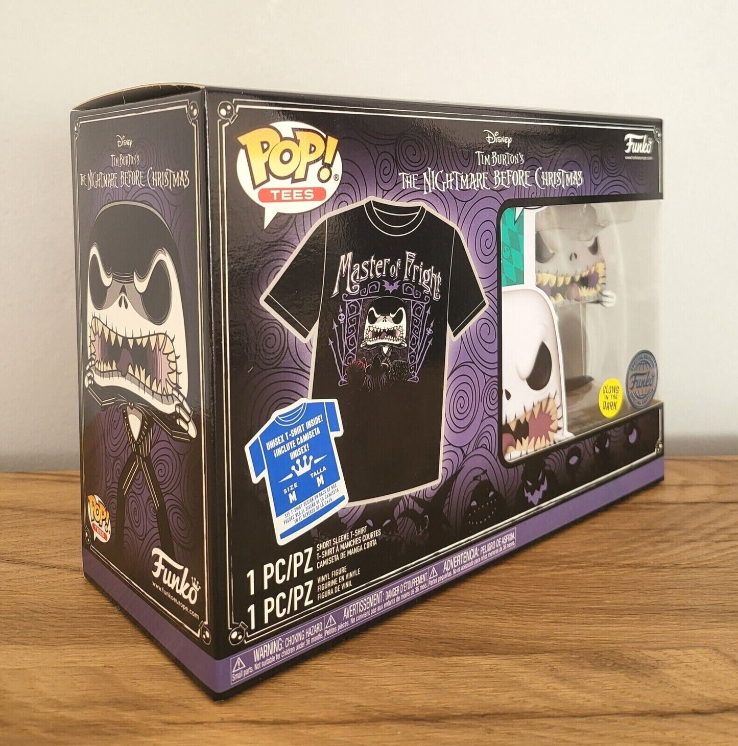 Nightmare Before Christmas POP! Vinyl Figur T-Shirt Set Jack Skellington sortiert NEU & OVP
