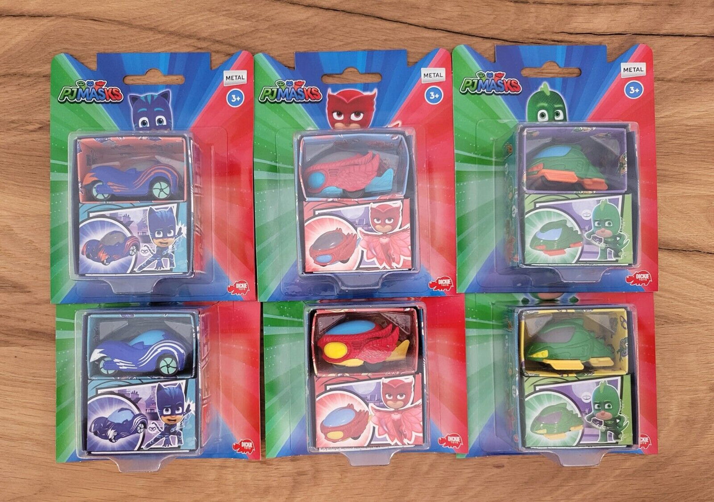 Pj Masks Spielzeug Autos Dickie Kinder Racer Geschenkbox Cat boy / Owlette / Gekko