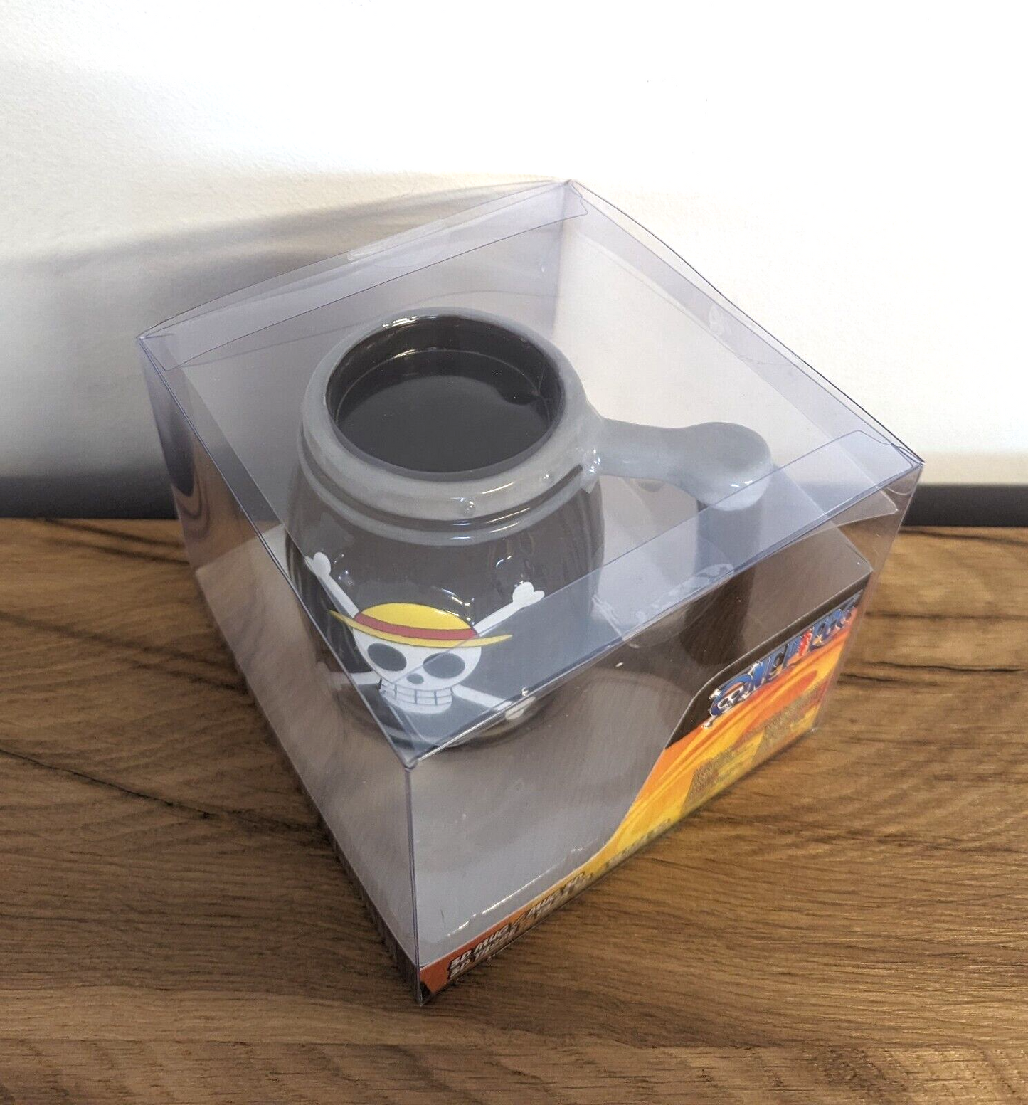 One Piece Tasse 3D Barrel Fass Becher Strohhut Bande Luffy Ruffy Kaffeebecher NEU