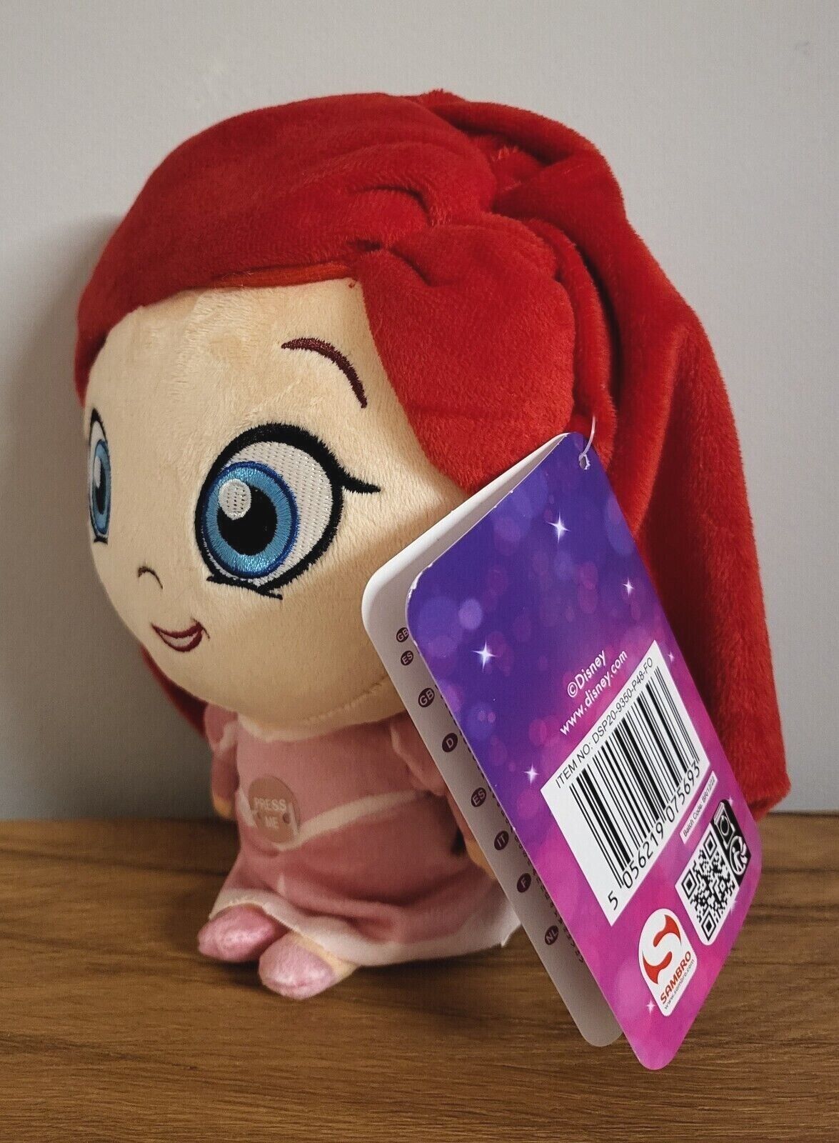 Disney Plüsch Stofftier Prinzessin Ariel/ Cinderella/ Aurora /Schneewittchen SOUND ca.25 cm