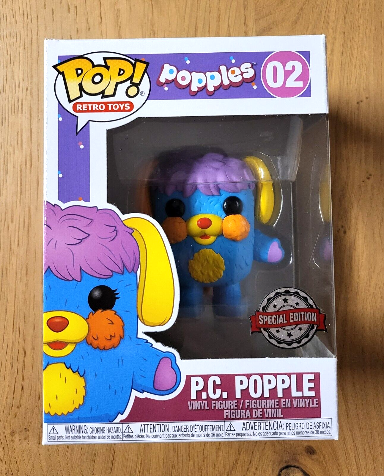 POP! Retro Toys Popples#02 P.C.Popple Special/Sonderedition Funko Vinylfigul NEU