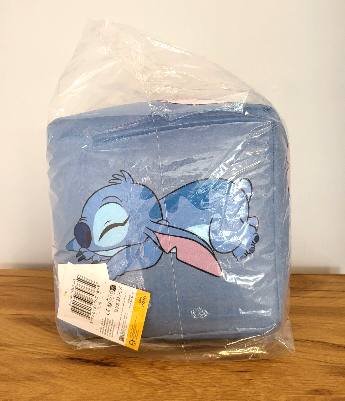 Disney Plüsch Stitch Würfel Kissen Angel Formkissen Spielzeug Kinder Deko Sitzkissen NEU