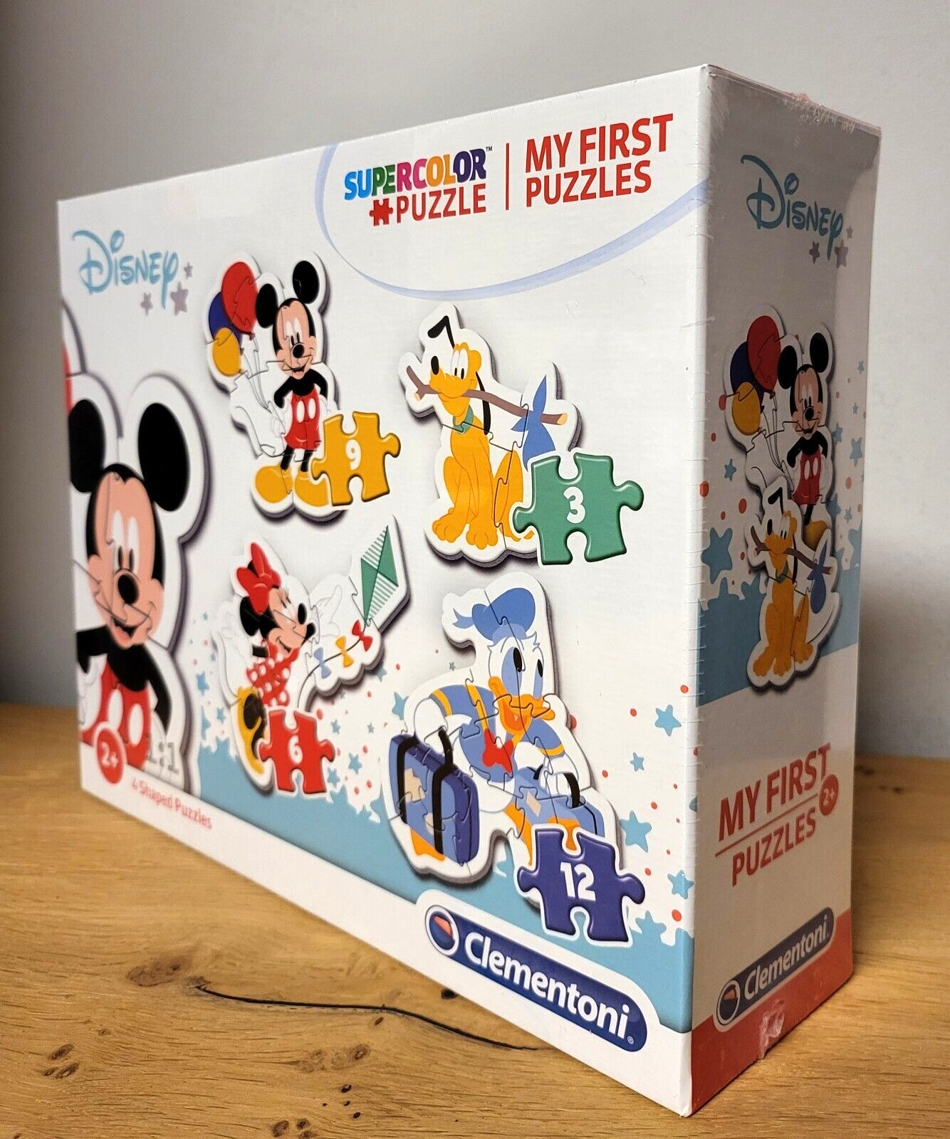 Clementoni Disney Mein erstes Puzzle 4 Formpuzzles / Maxipuzzle Kinderpuzzle ab 2 Jahren NEU