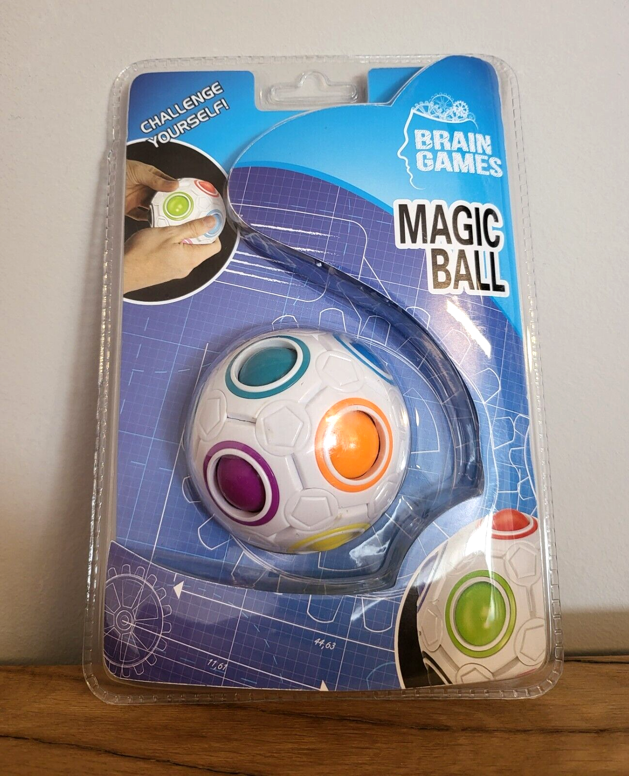 Magic Ball Zauberwürfel Stress Hand Kind Rainbow Spielzeug Fidget Geschenk NEU