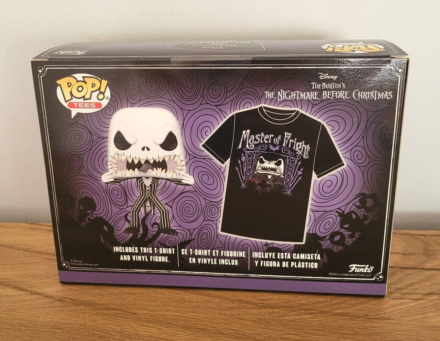 Nightmare Before Christmas POP! Vinyl Figur T-Shirt Set Jack Skellington sortiert NEU & OVP