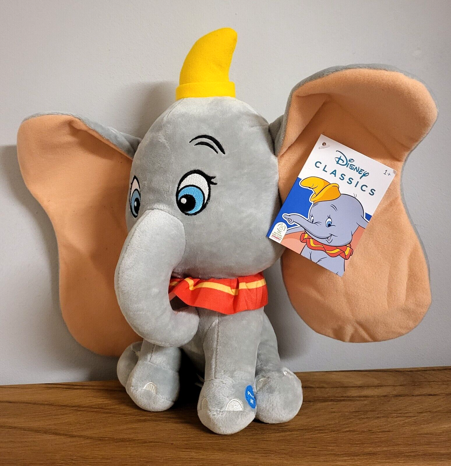 Disney Plüschtier Stofftier Dumbo Figur Kuscheltier Baby 32cm mit SOUND/TON NEU