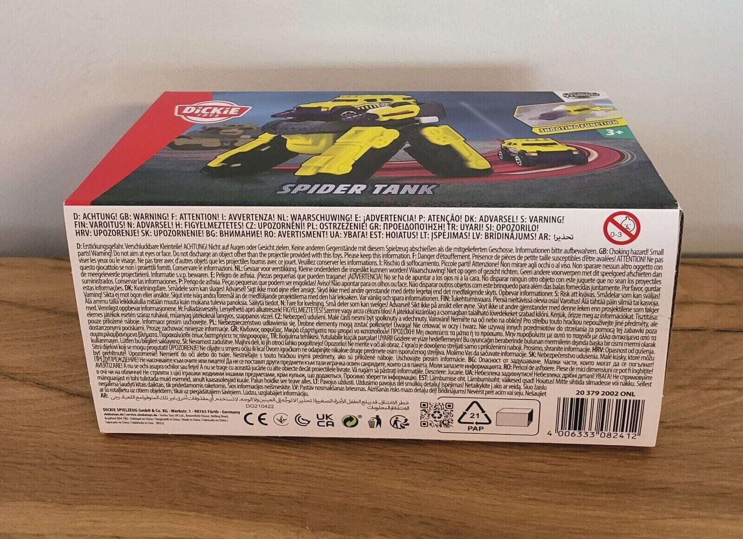 Dickie Roboter Transformer Spielzeugauto Polizei Trooper/Drone Bike/Spider Tank