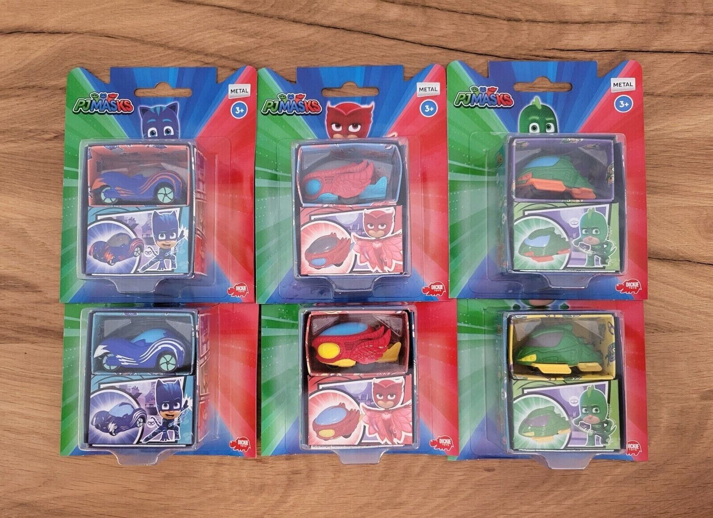 Pj Masks Spielzeug Autos Dickie Kinder Racer Geschenkbox Cat boy / Owlette / Gekko