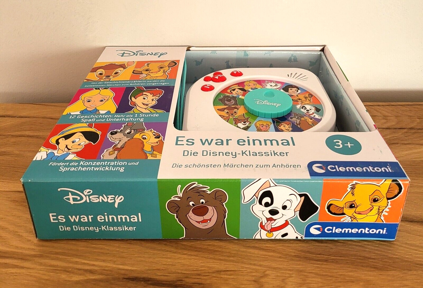 Clementoni Es war einmal - Disney Klassiker Märchenerzähler 12 Geschichten ab 3 Jahre NEU&OVP