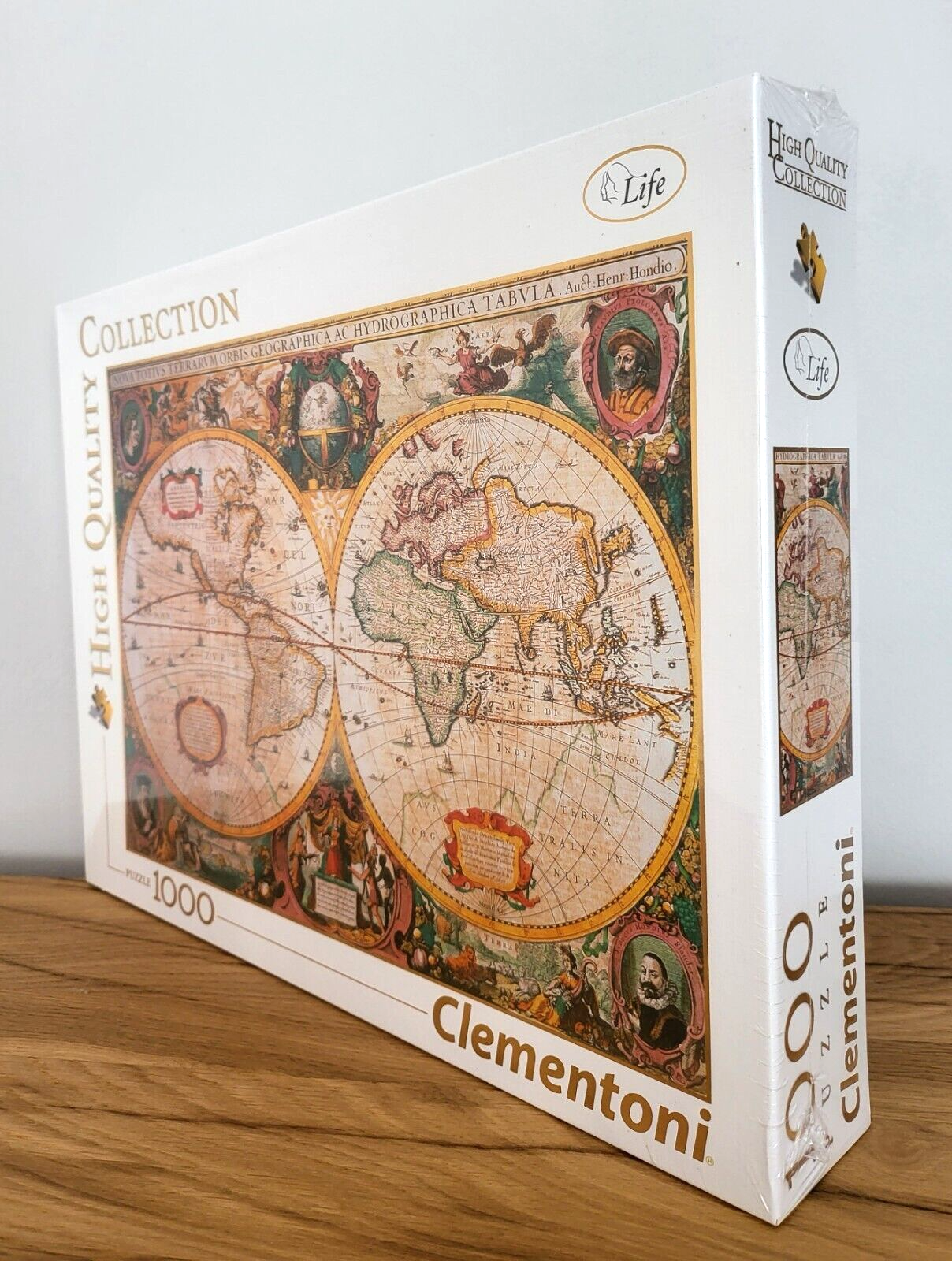 Puzzle Clementoni High Quality alte Weltkarte Kontinente 1000 Teile 50x69cm