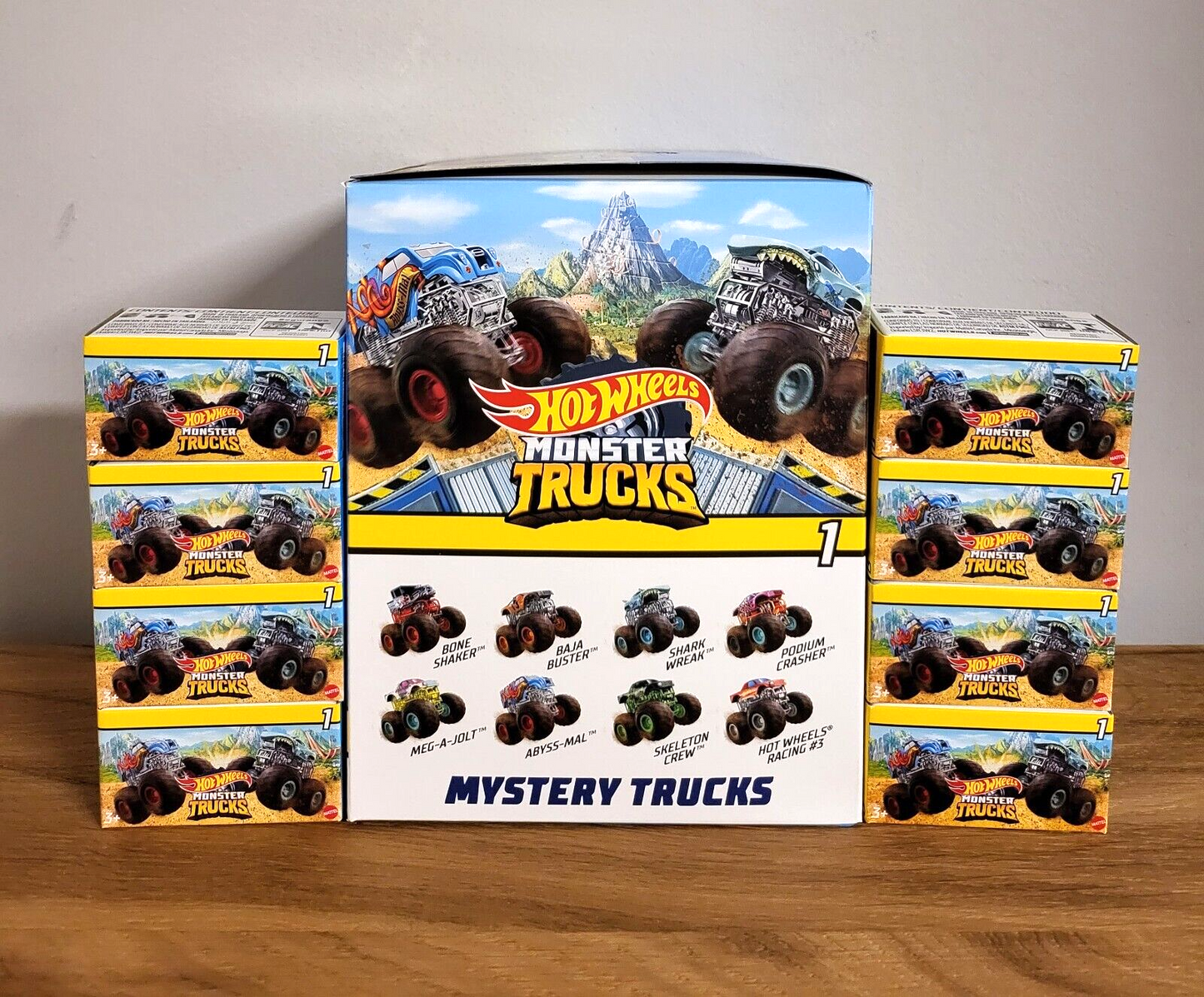 Hot Wheels Monster Trucks Sammelfiguren Cars Autos Mini Truck im Blindpack