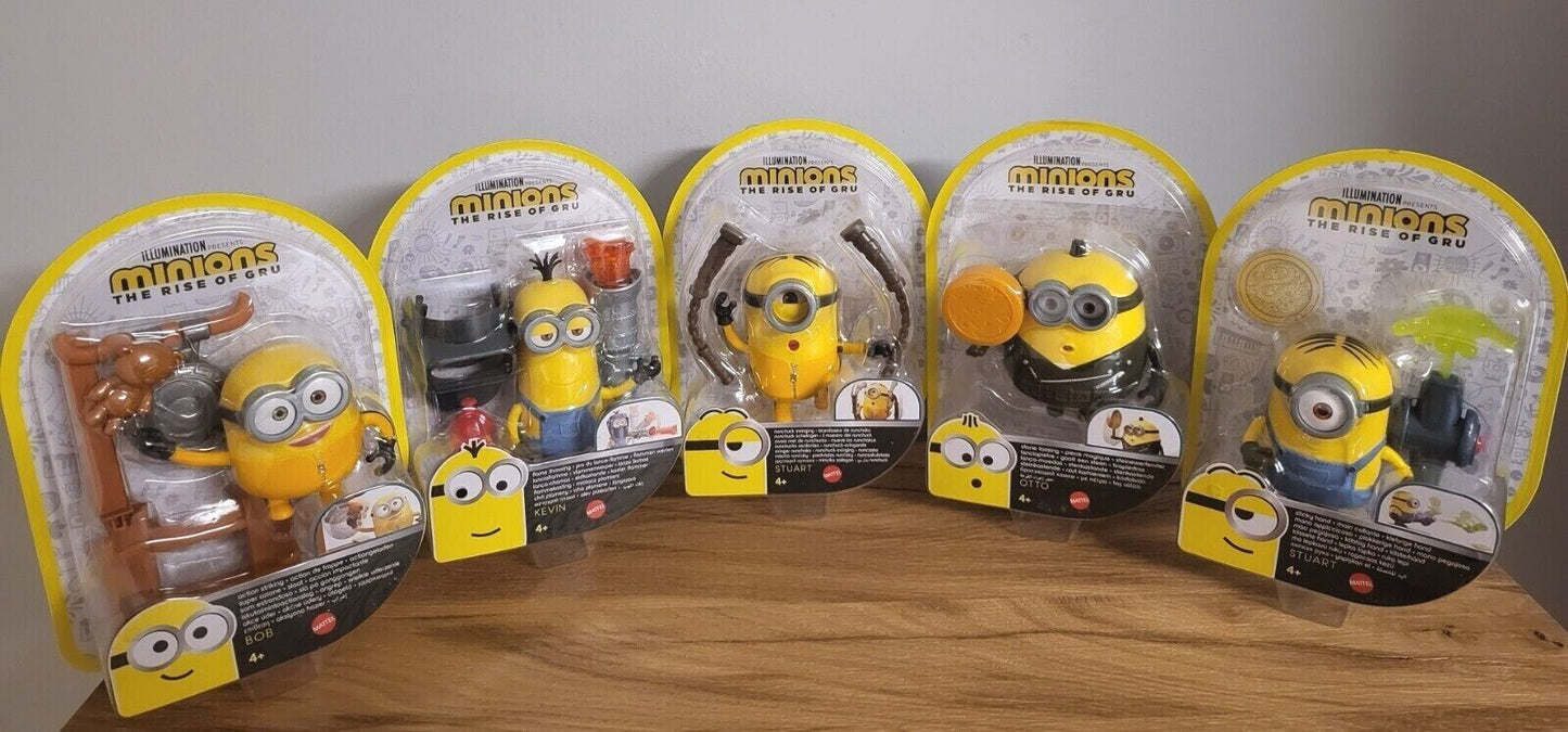 Minions Actionfigur Spielzeug Bob / Stuart / Otto / Kevin Spielfigur Zubehör Kinder ca. 10cm sortiert