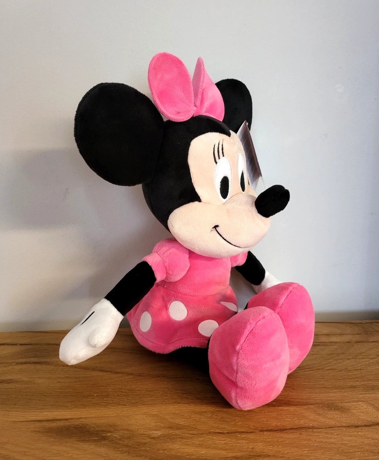 Disney Minnie Maus Plüschtier Stofftier Kuscheltier Kleid rosa Kinder Spielzeug Stofftier NEU