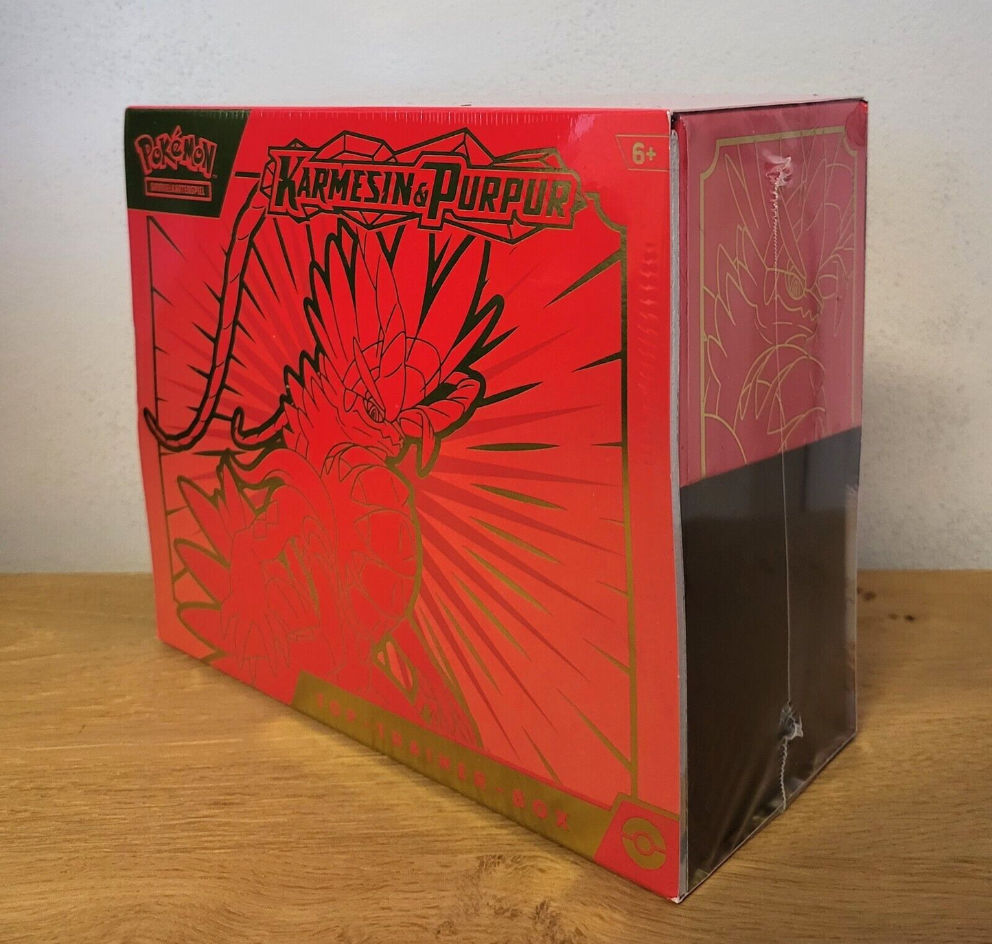 Pokemon Karmesin & Purpur ETB Koraidon Top Trainer Box Booster DE NEU & OVP 2023