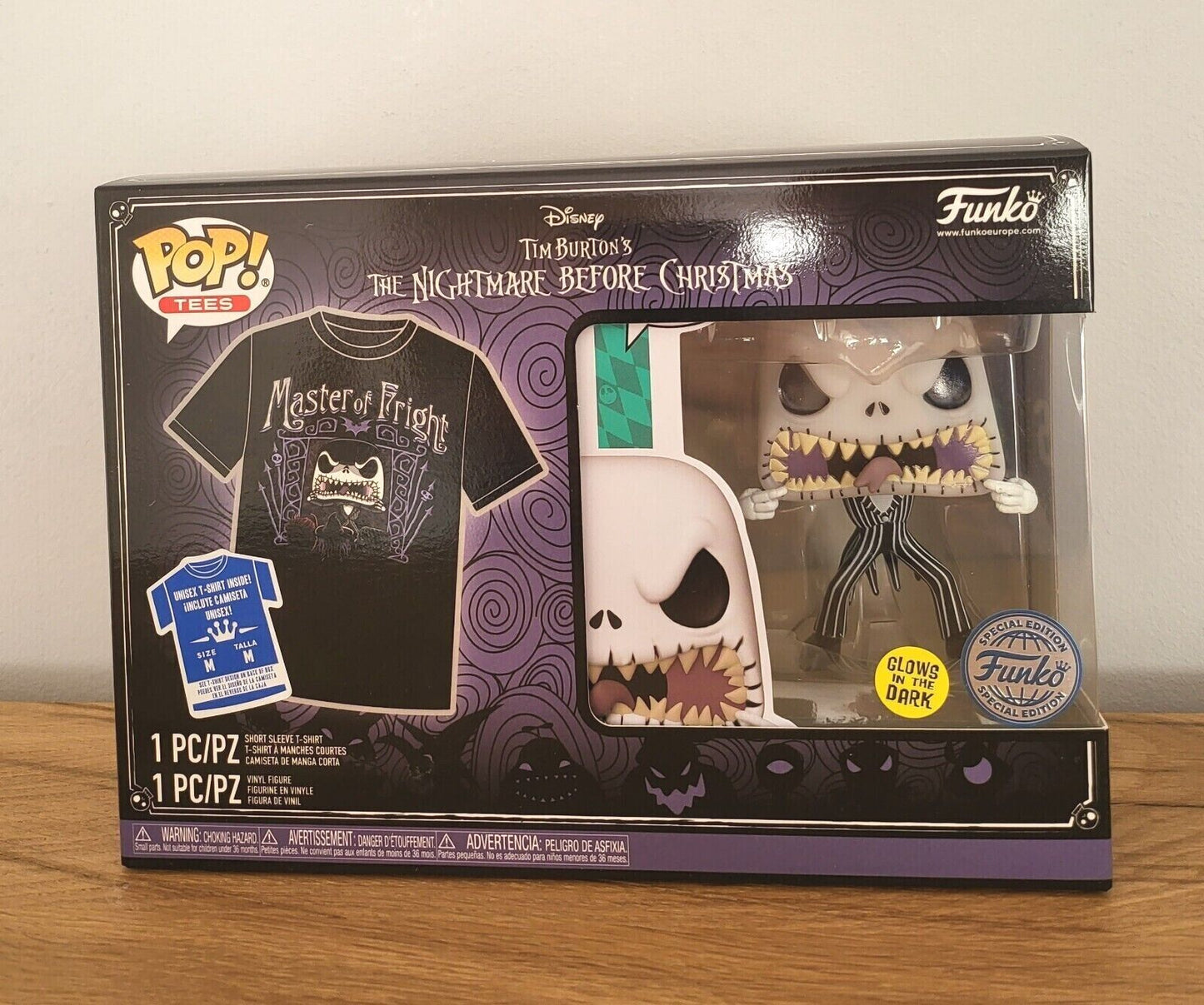 Nightmare Before Christmas POP! Vinyl Figur T-Shirt Set Jack Skellington sortiert NEU & OVP