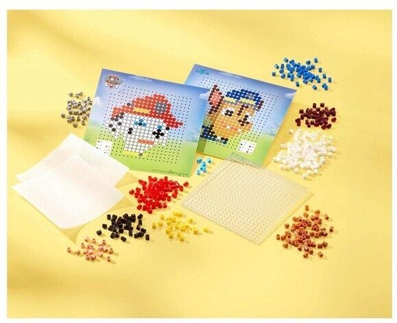 Paw Patrol Spin Master Bügelperlen Kinder Geschenk Basteln Set Spiel Chase NEU