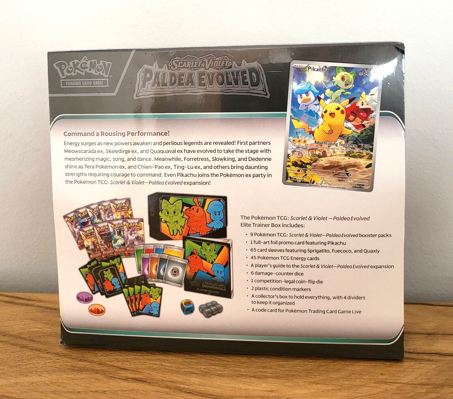 Pokemon Karmesin&Purpur Entwicklungen in Paldea Elite Trainer Box ETB EN NEU&OVP