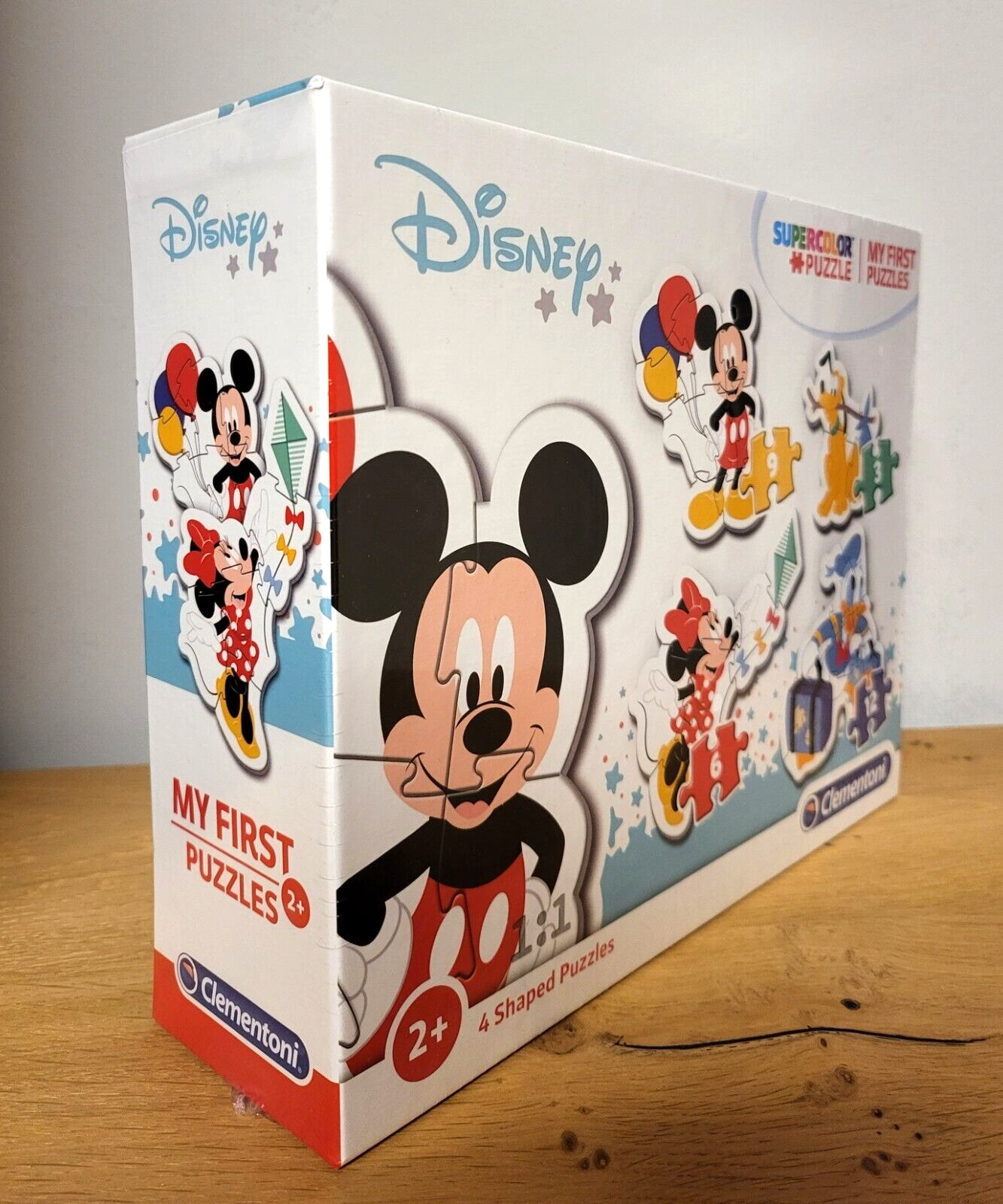 Clementoni Disney Mein erstes Puzzle 4 Formpuzzles / Maxipuzzle Kinderpuzzle ab 2 Jahren NEU