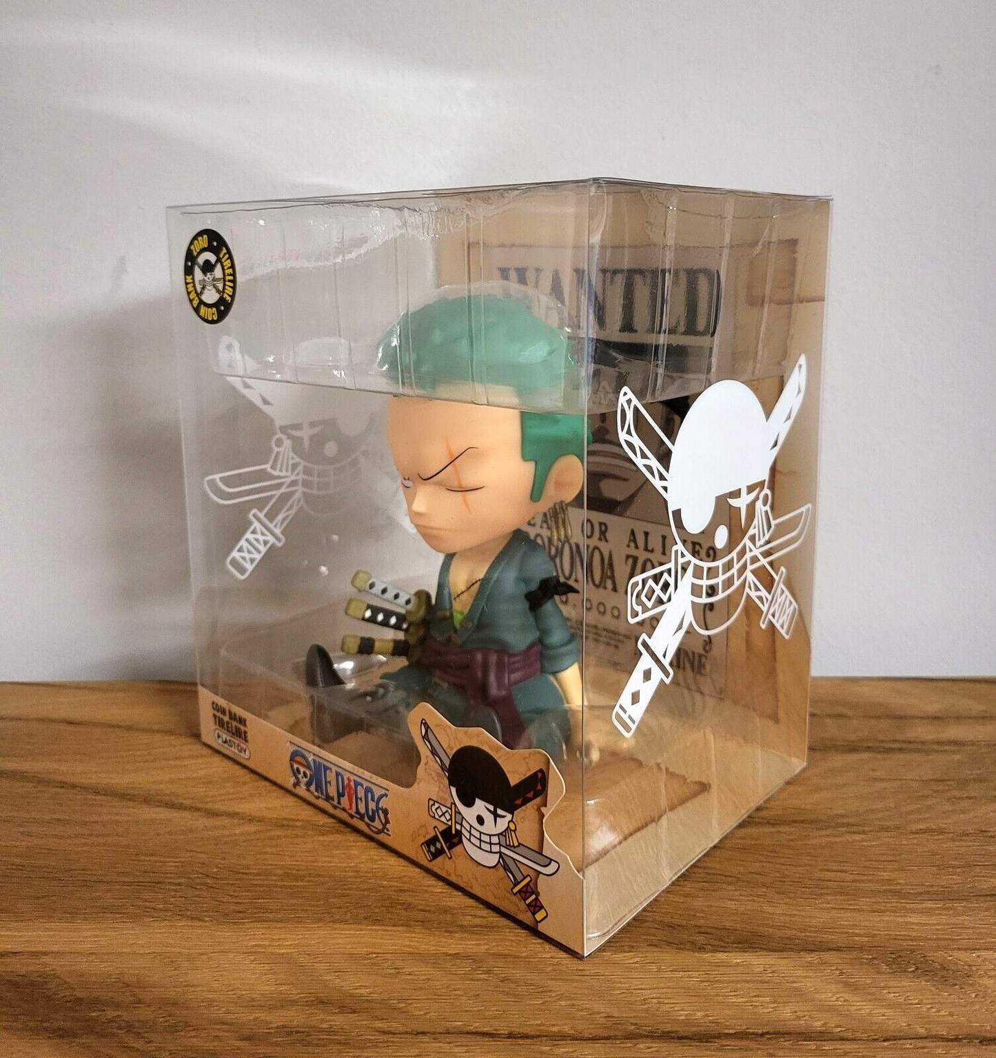 One Piece Spardose Zoro Anime Monkey D. Ruffy Law 18 cm Figur Piraten Sanji NEU