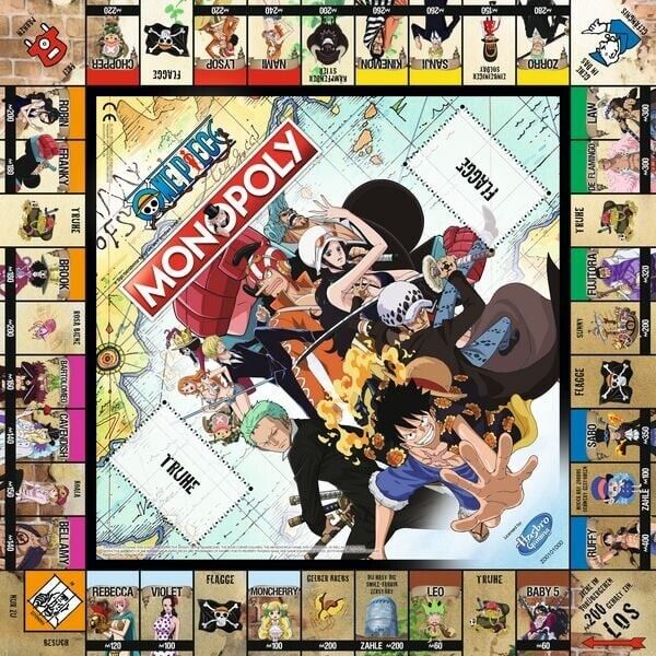 Monopoly - One Piece Winning Moves Brettspiel 2024 Deutsch NEU & OVP