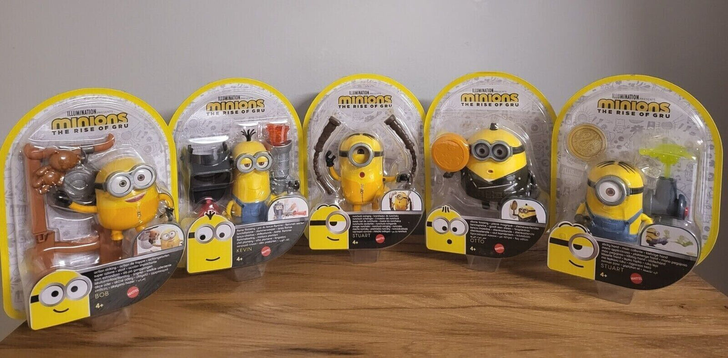 Minions Actionfigur Spielzeug Bob / Stuart / Otto / Kevin Spielfigur Zubehör Kinder ca. 10cm sortiert