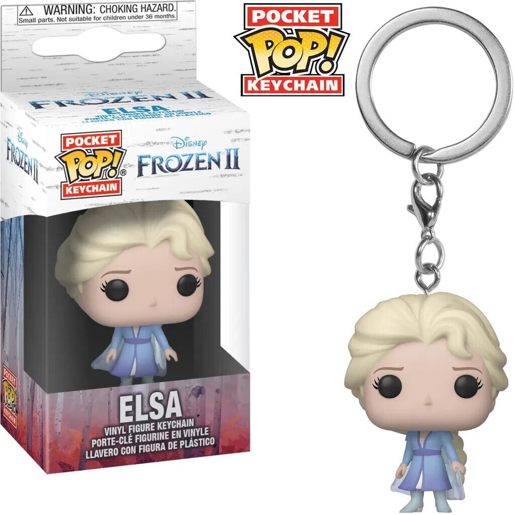 POP! Disney Frozen II Elsa Schlüsselanhänger/Keychain Pocket Vinyl Figur NEU&OVP