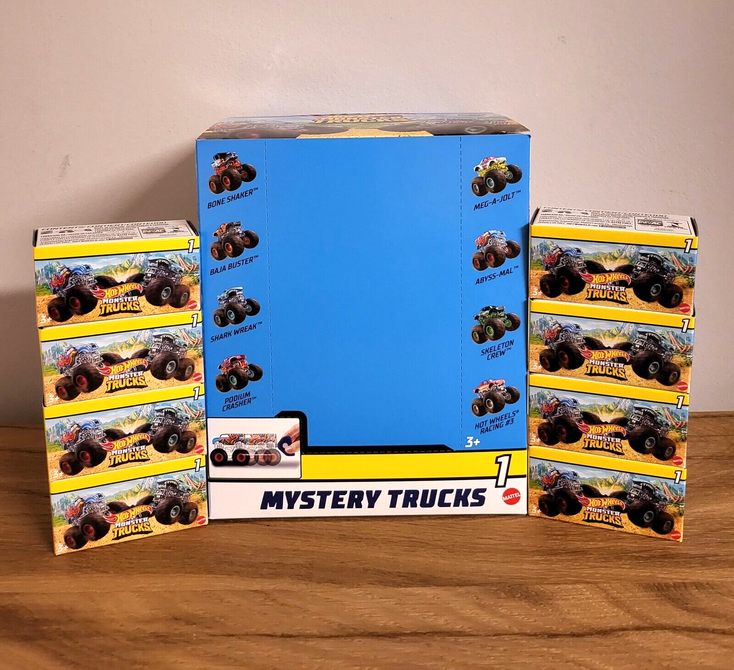Hot Wheels Monster Trucks Sammelfiguren Cars Autos Mini Truck im Blindpack