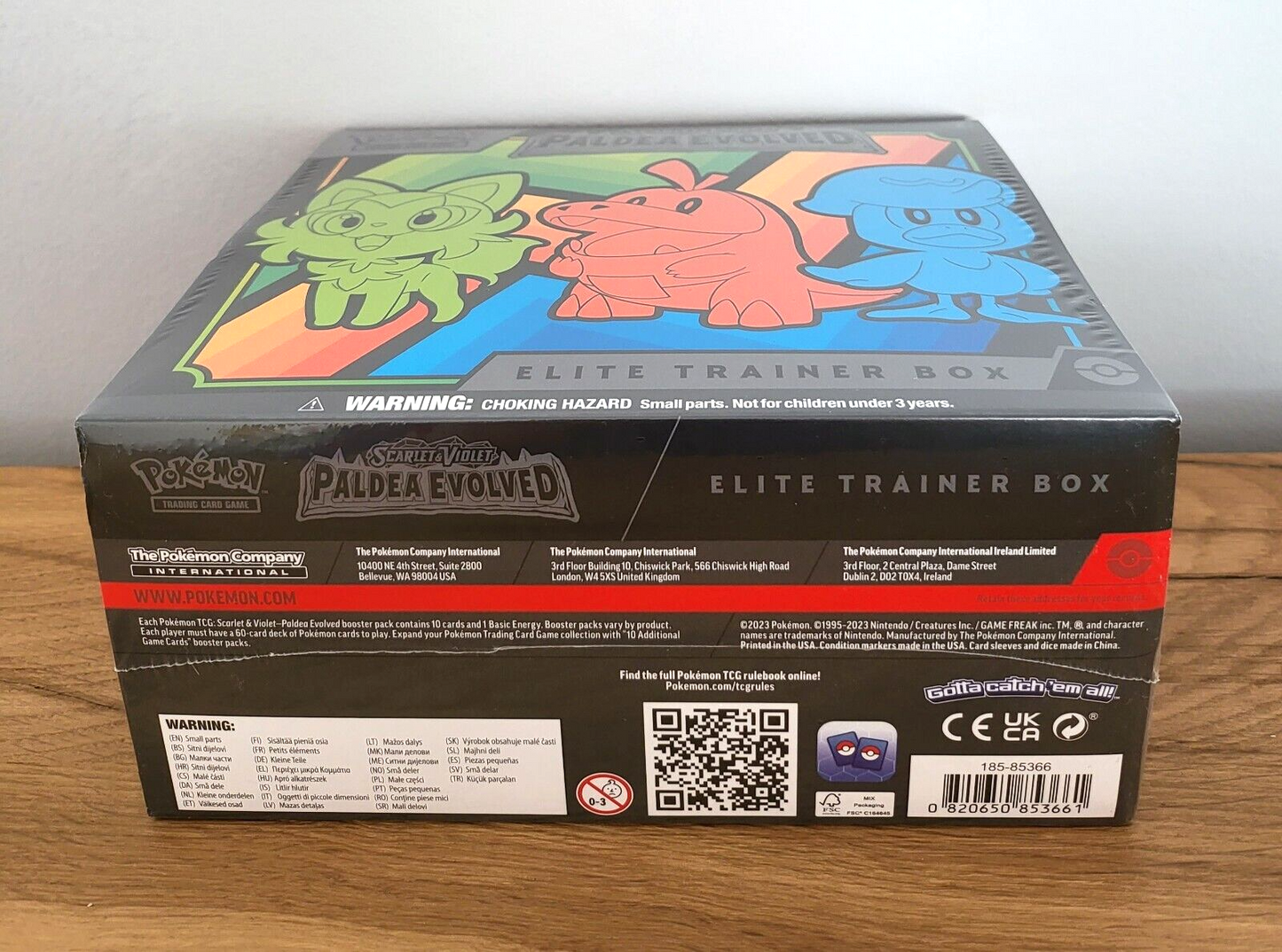 Pokemon Karmesin&Purpur Entwicklungen in Paldea Elite Trainer Box ETB EN NEU&OVP