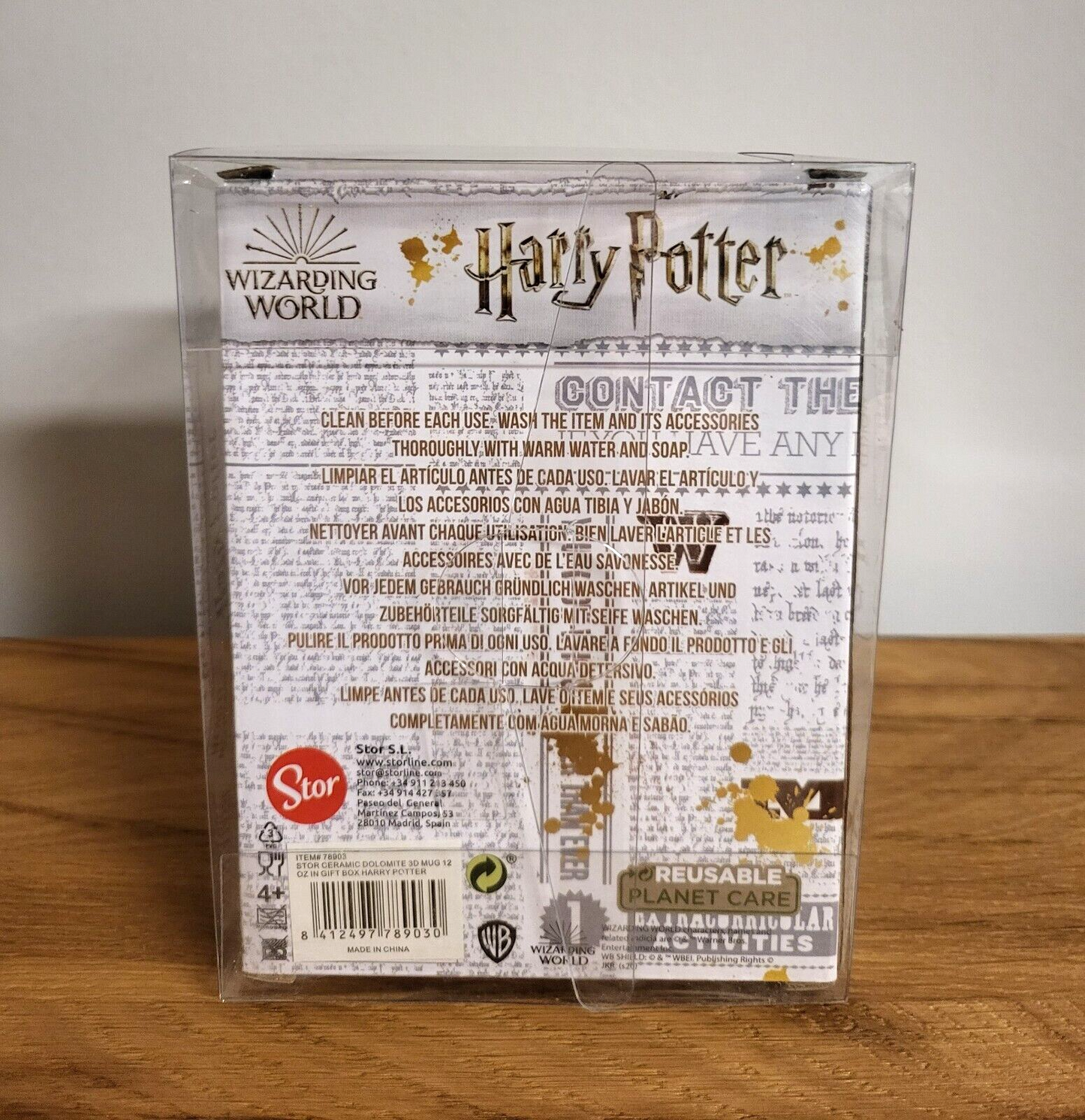 Harry Potter 3D Tasse Hedwig Eule Becher Geschenkbox 445ml groß Lizenz