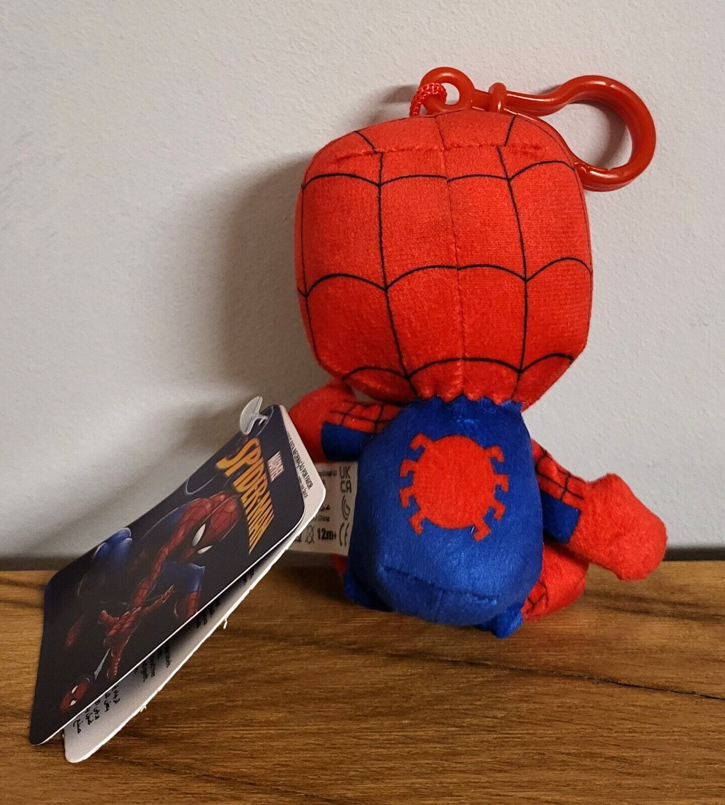 Marvel Spiderman Plüsch Schlüsselanhänger Bagclip Tasche Kinder Spielzeug ca. 13cm