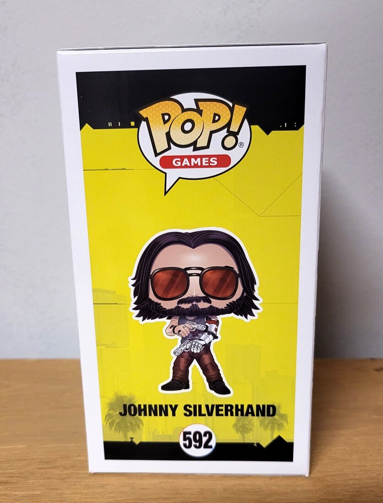 POP Cyberpunk 2077 Johnny Silverhand Games Figur Vinyl Glows in the Dark #592 NEU